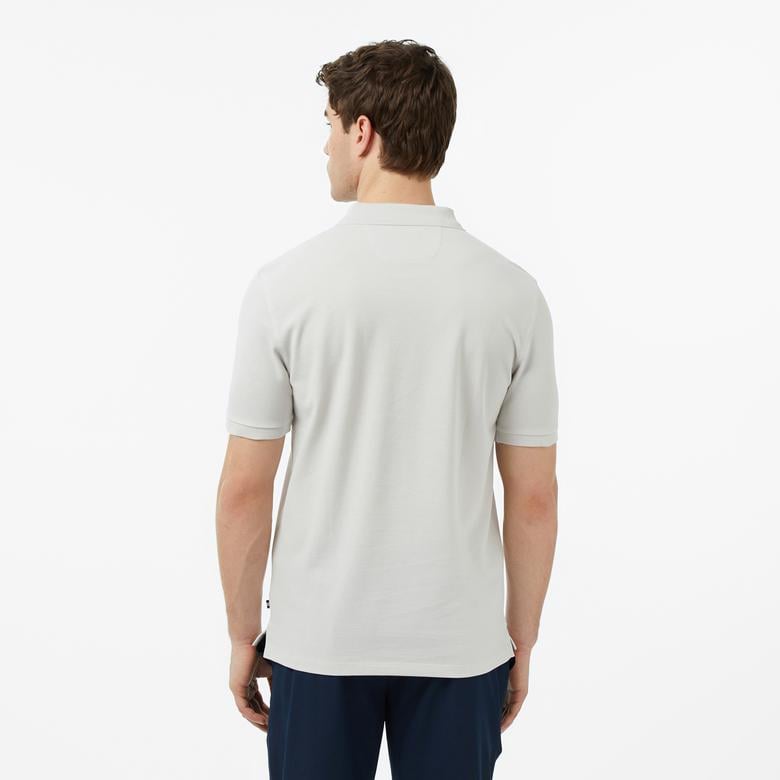 Nautica Erkek Gri Regular Fit Polo Yaka T-Shirt