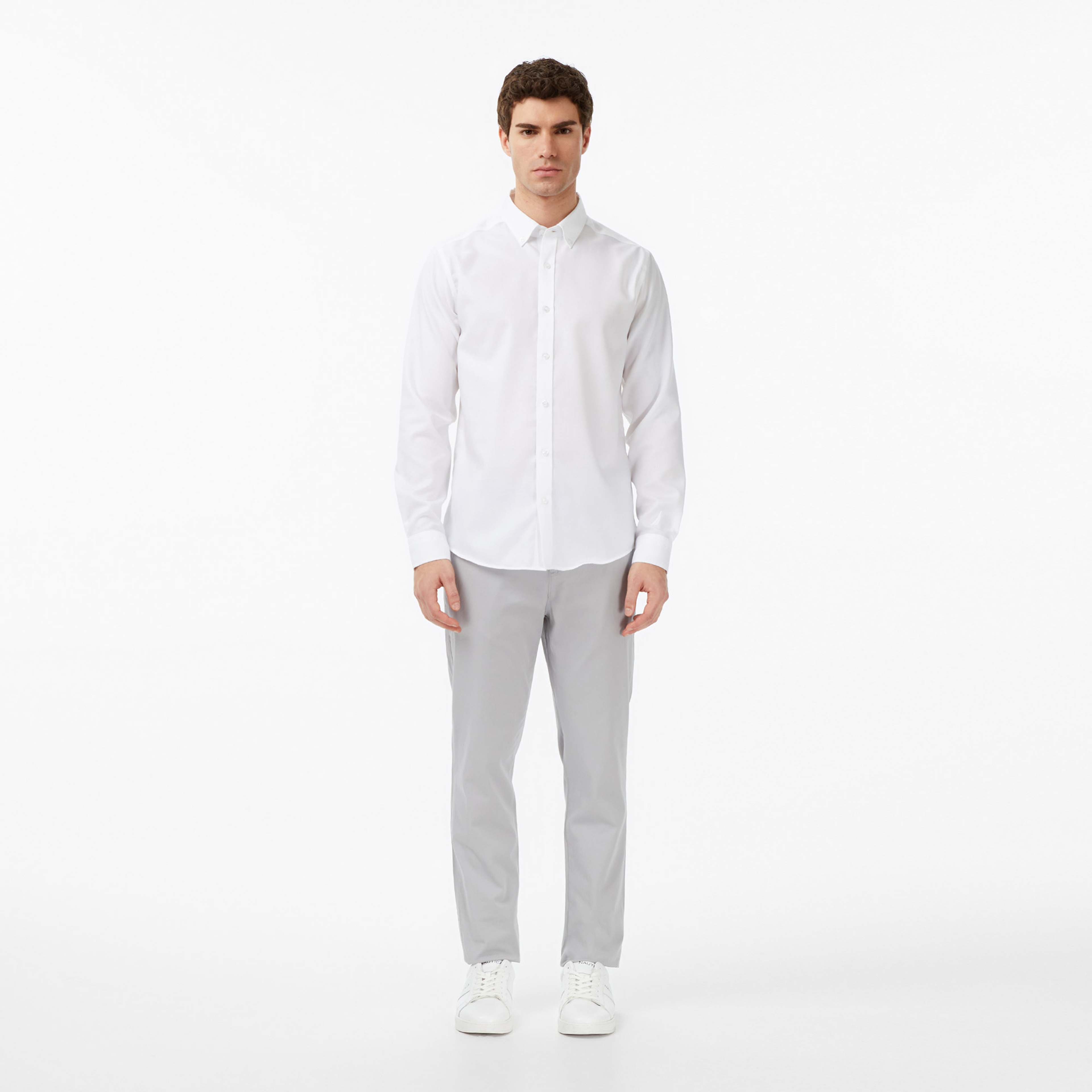 Nautica Erkek Beyaz Slim Fit Gömlek