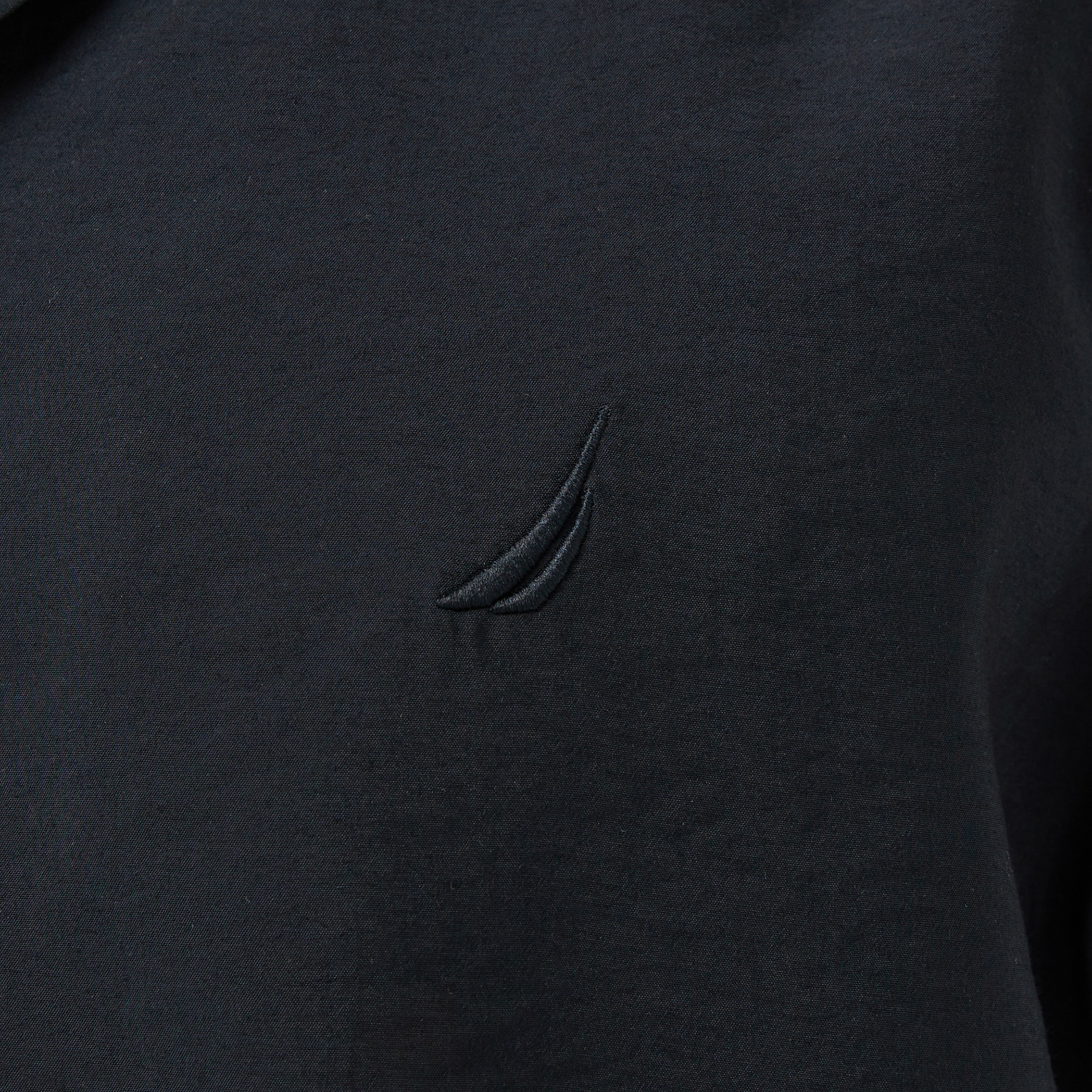 Nautica Erkek Siyah Regular Fit Kısa Kollu Gömlek