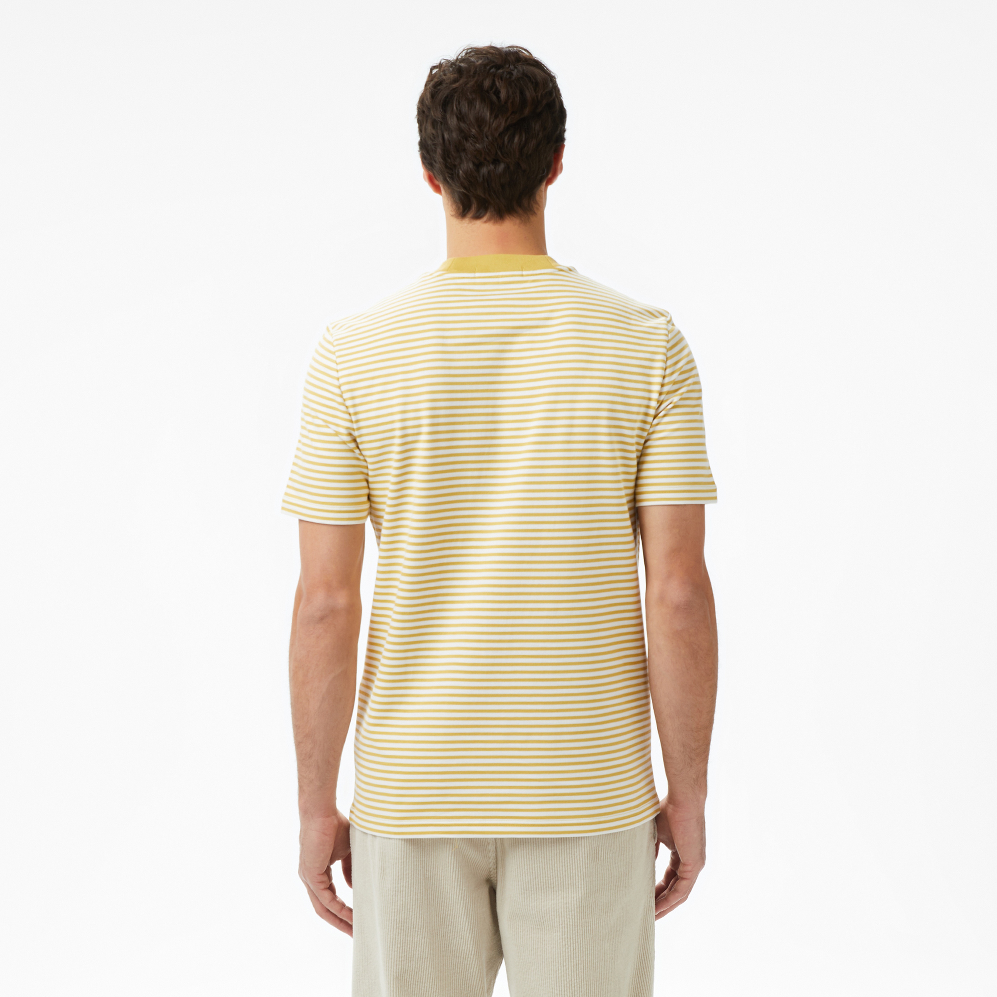 Fred Perry Fine Stripe Erkek Sarı T-Shirt