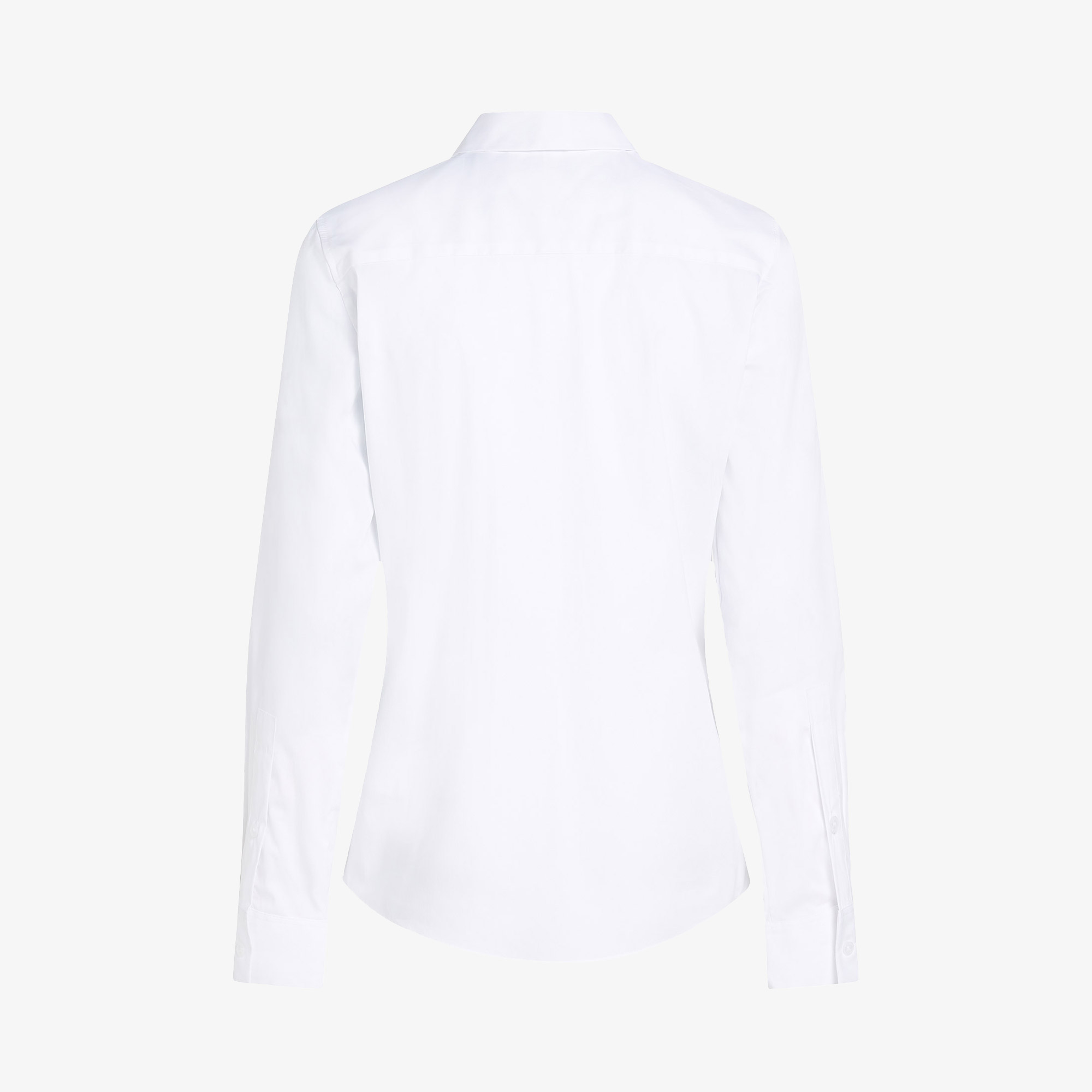 Tommy Hilfiger Ess Poplin Regular Kadın Beyaz Gömlek