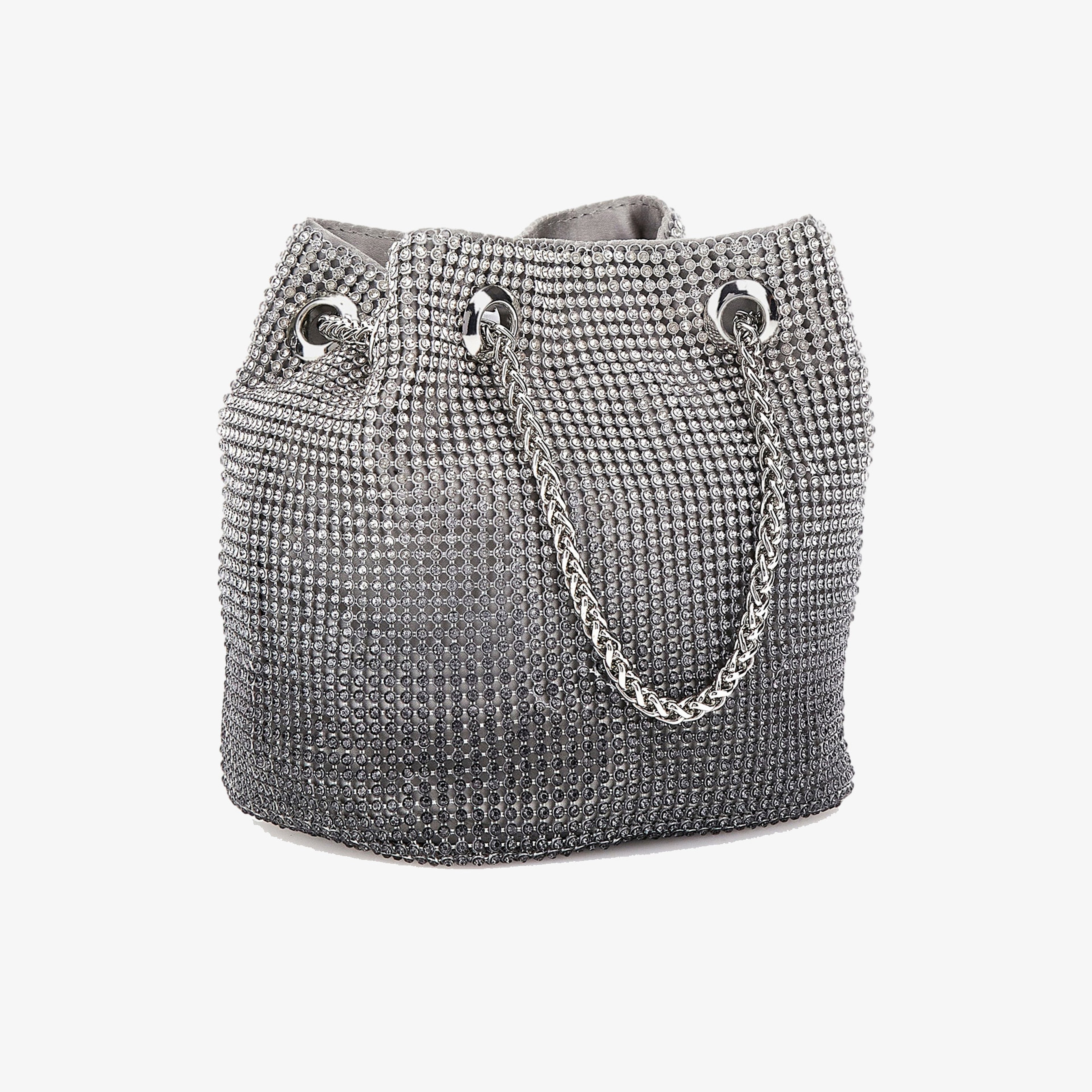 Guess Zalina Mini Zalina Pouch Kadın Gri El Çantası