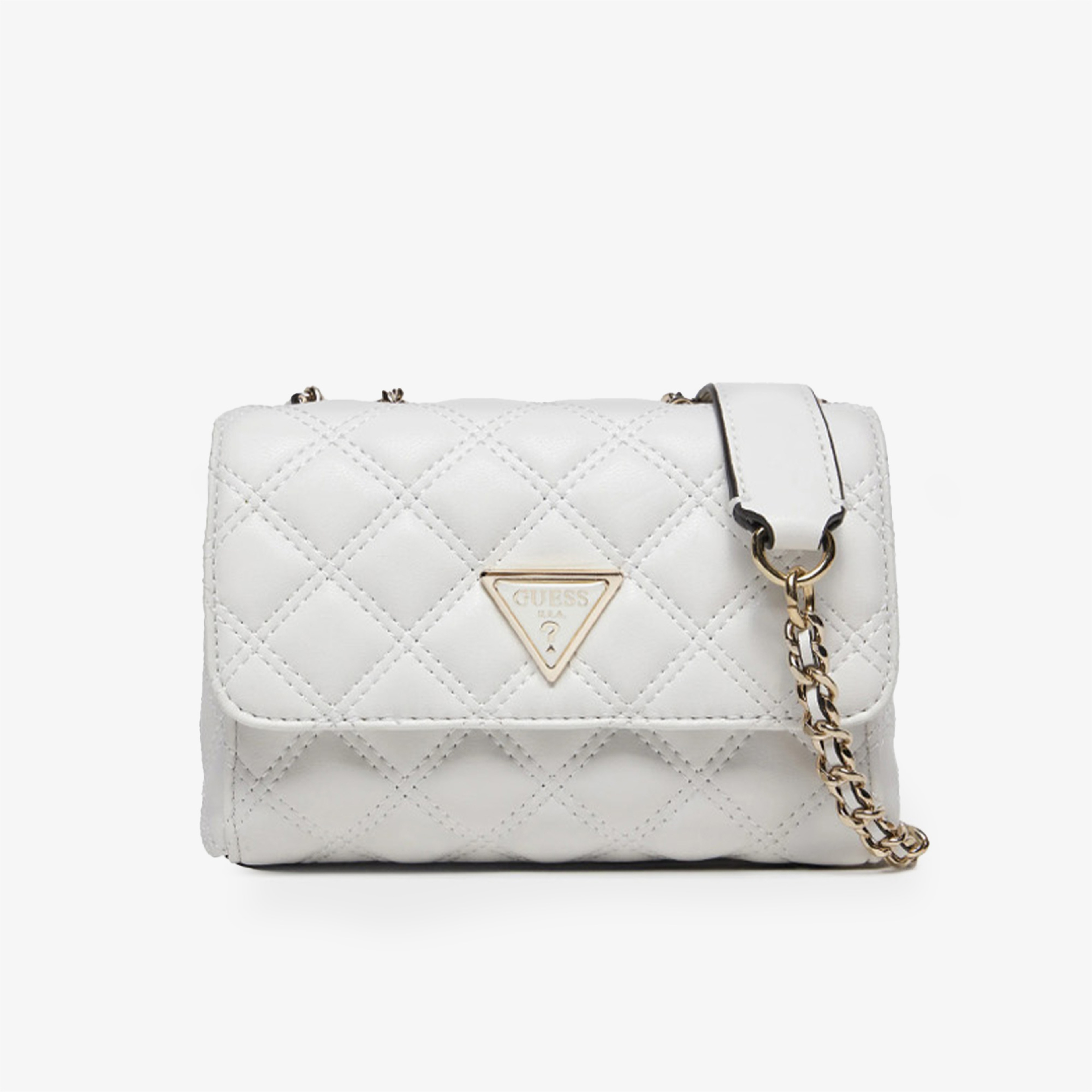 Guess Giully Mini Kadın Beyaz Çapraz Çanta