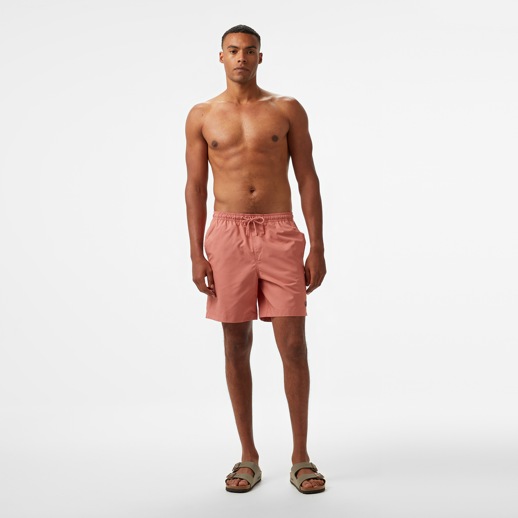 Fred Perry Classic Erkek Pembe Mayo Şort