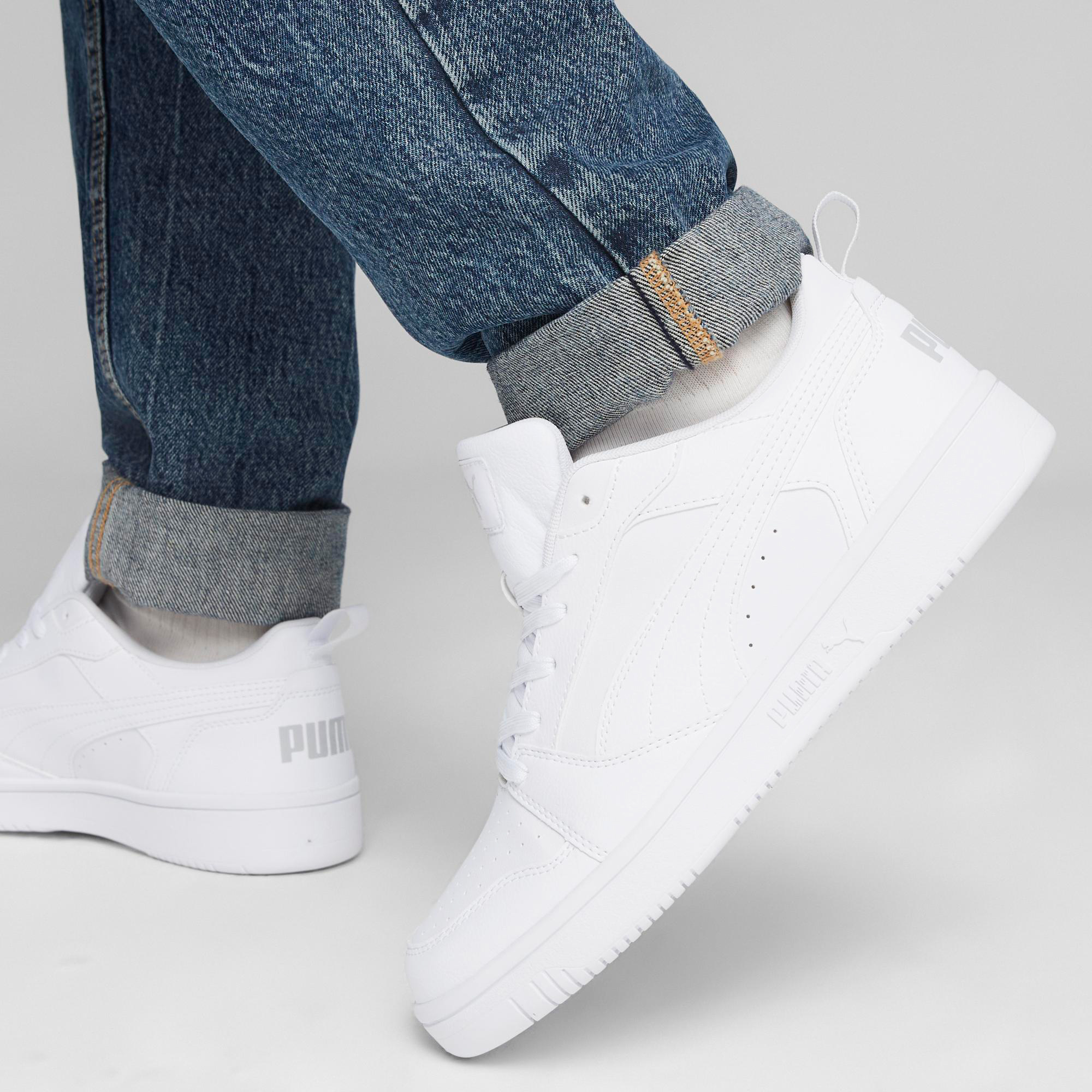 Puma Rebound V6 Low Tdp Erkek Beyaz Spor Ayakkabı