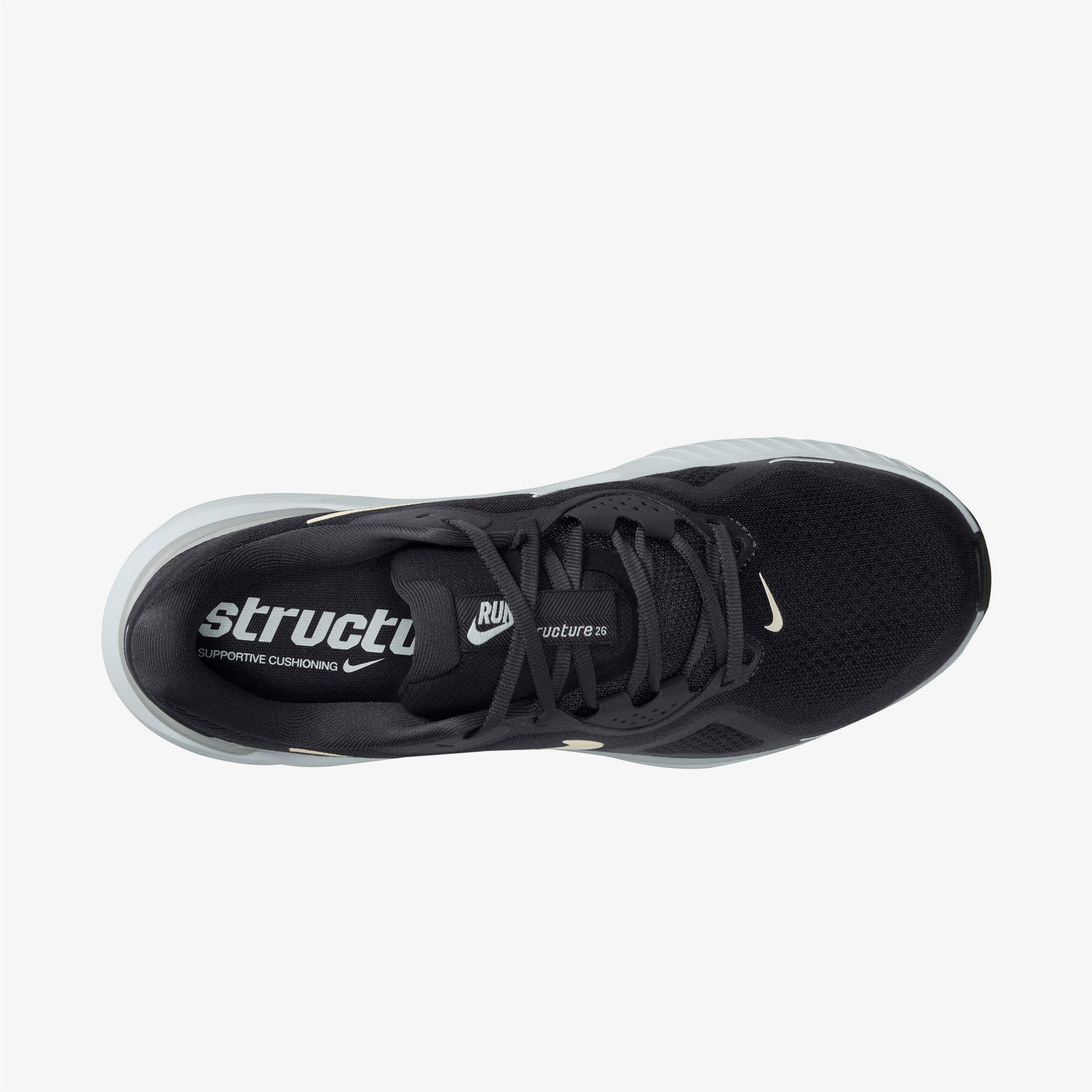 Nike Structure 26 Erkek Siyah Koşu Ayakkabısı