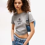 Tommy Hilfiger Graphic Unisex Gri T-Shirt