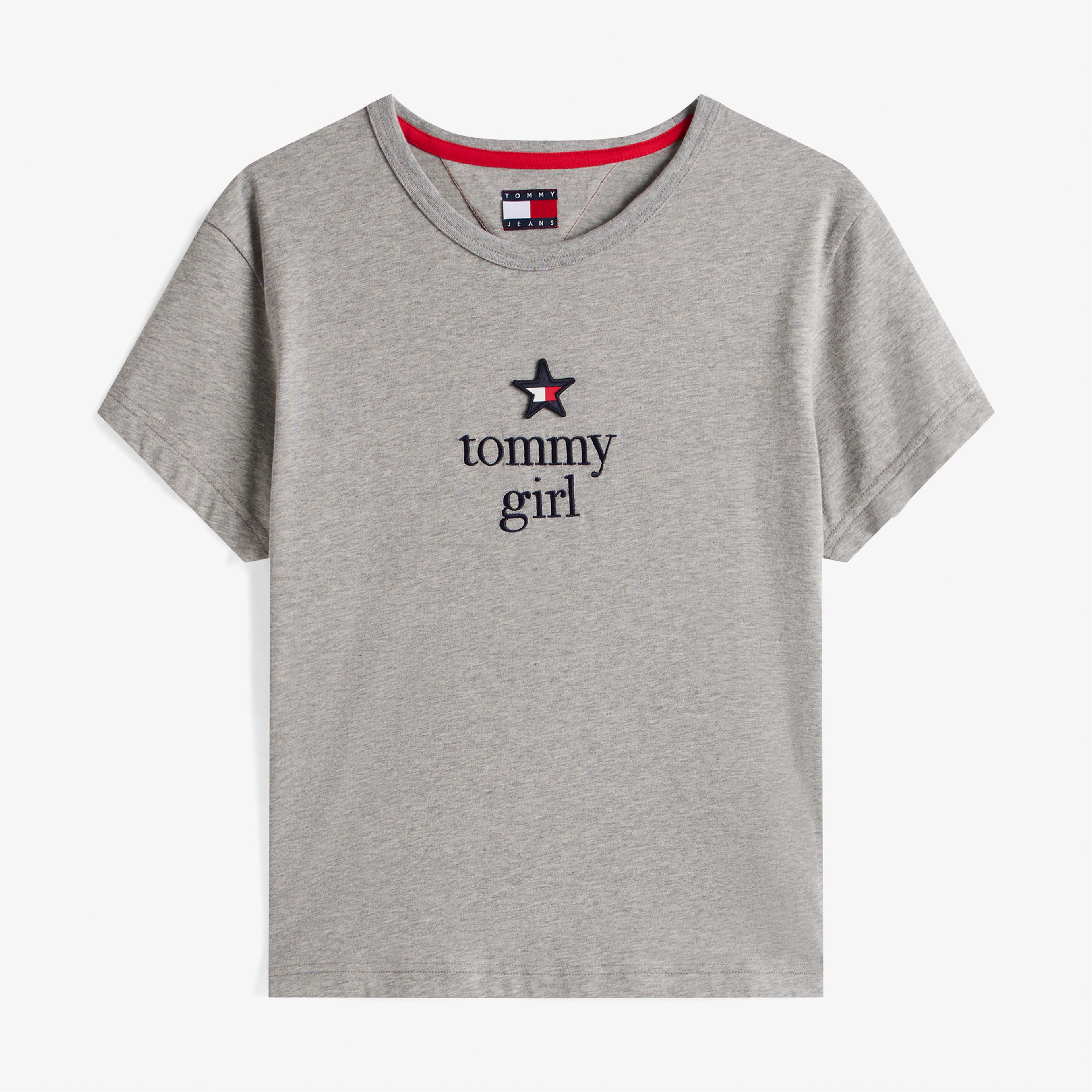 Tommy Hilfiger Graphic Çocuk Gri T-Shirt