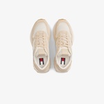 Tommy Jeans Cleated Runner Kadın Bej Sneaker