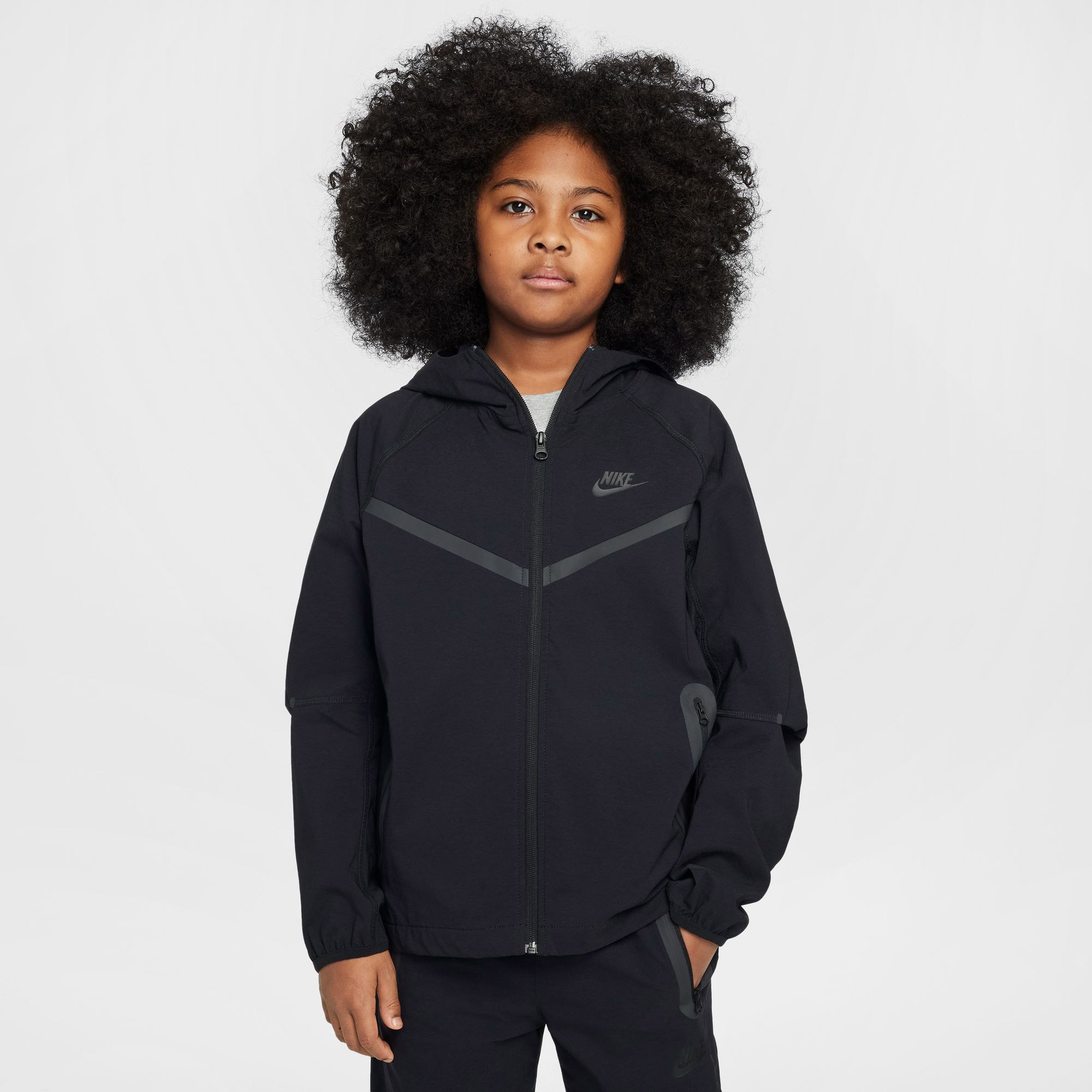 Nike Tech Çocuk Siyah Ceket