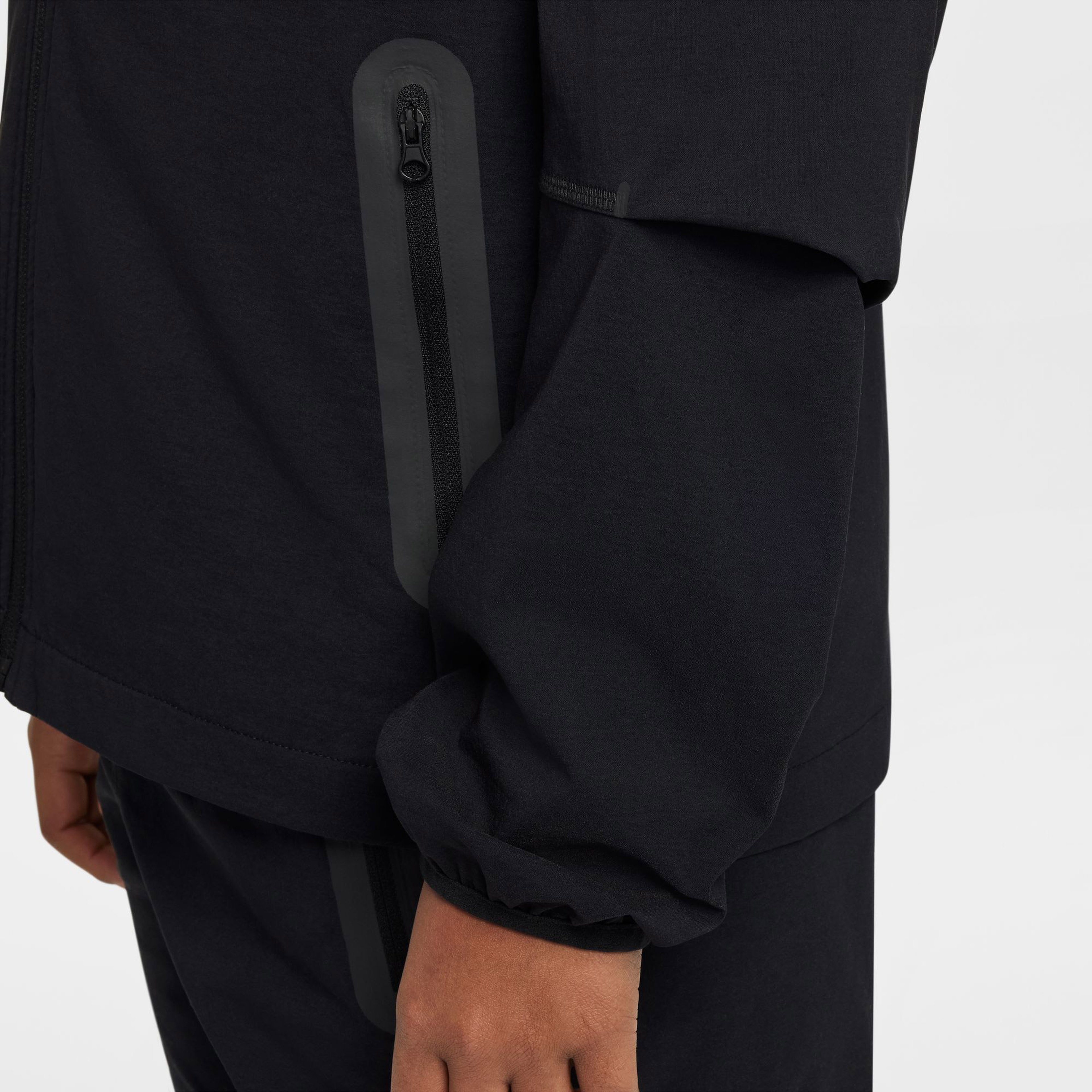 Nike Tech Çocuk Siyah Ceket