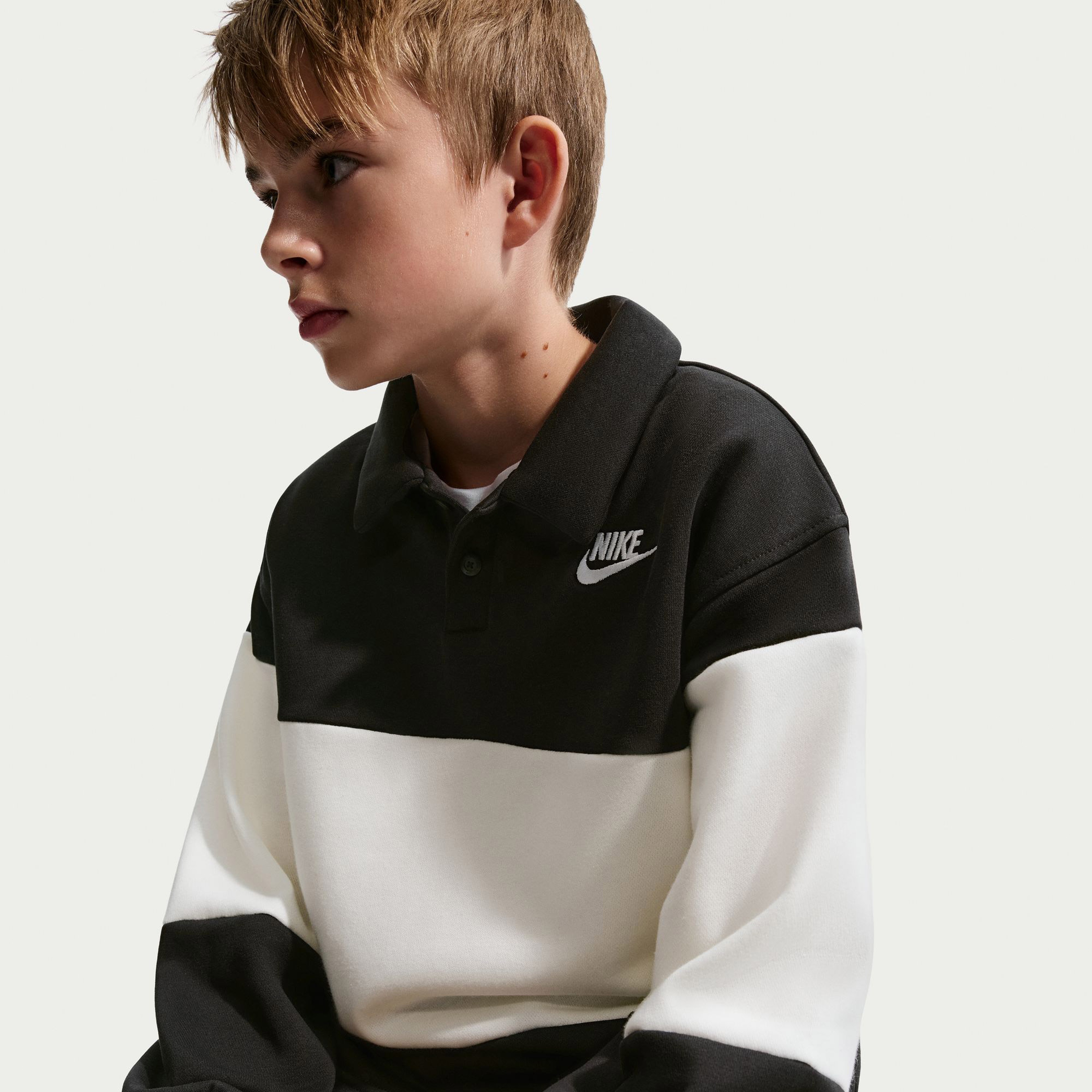 Nike Sportswear Club Çocuk Siyah Sweatshirt