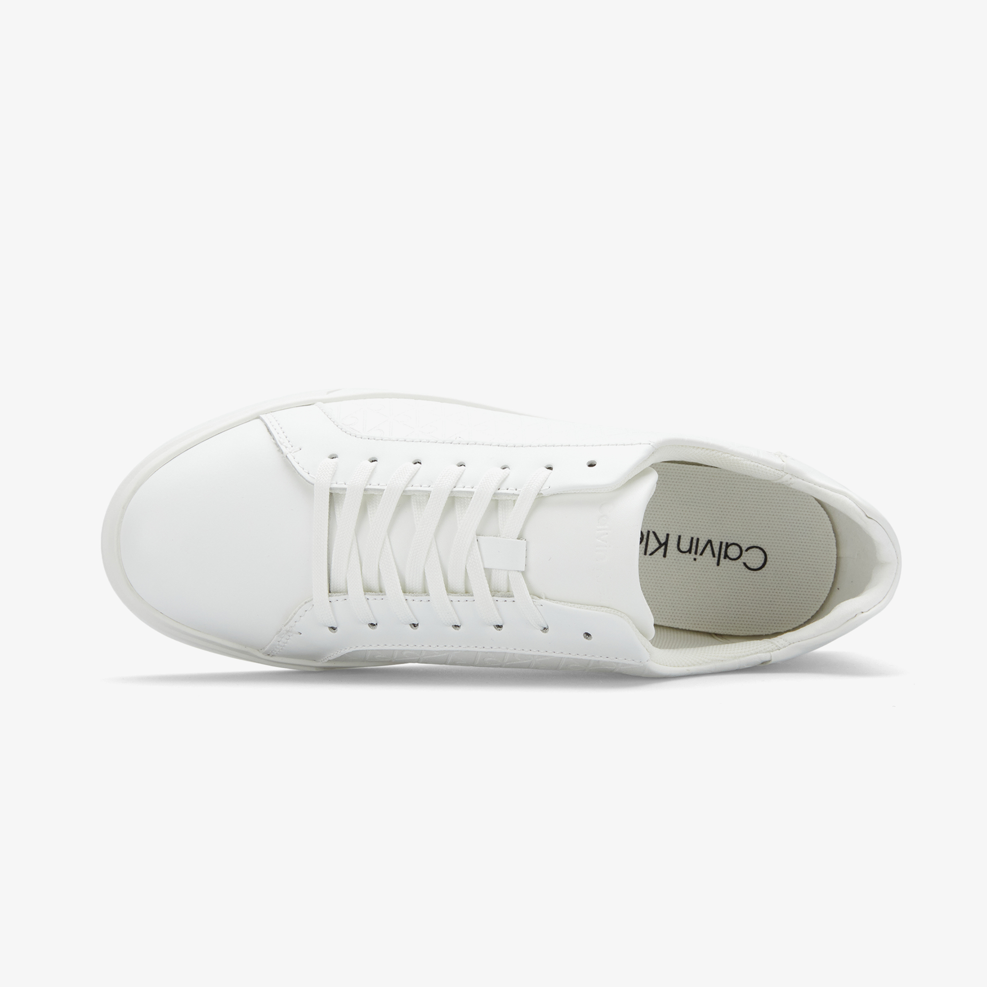 Calvin Klein Low Pro Cups Lace Up Kadın Beyaz Sneaker