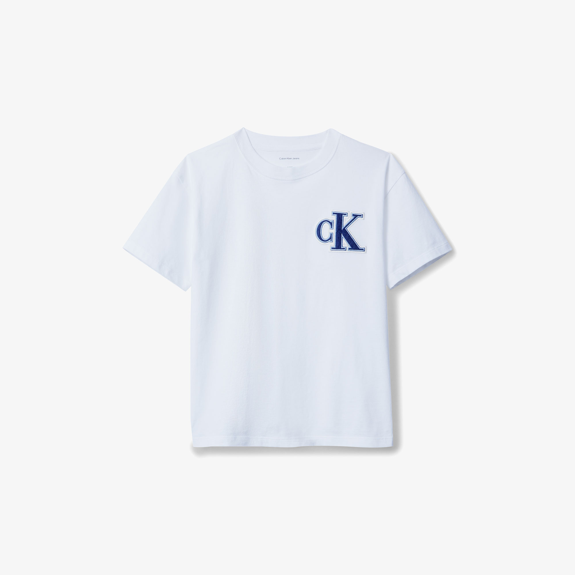 Calvin Klein Festive Graphic Çocuk Beyaz T-Shirt
