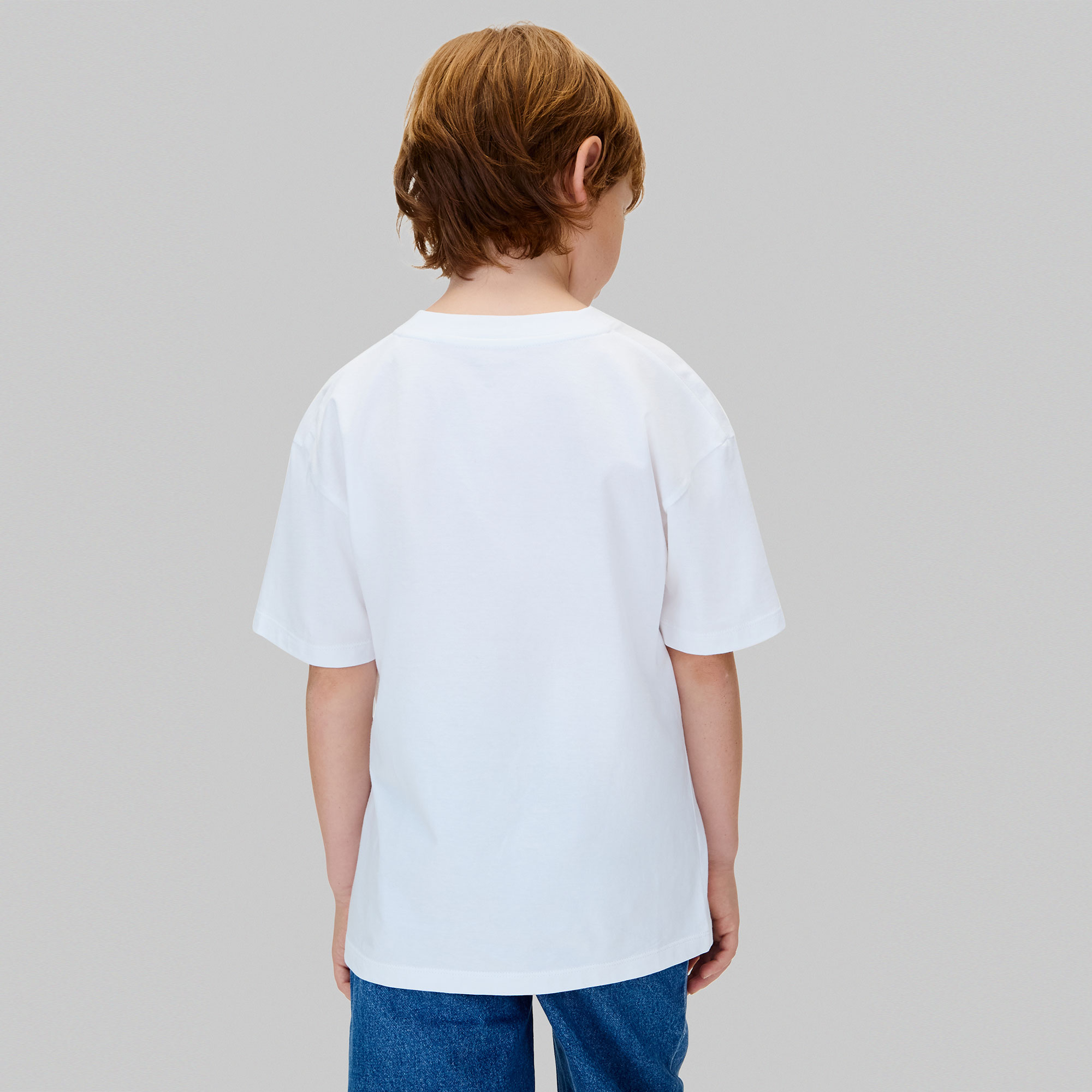 Calvin Klein Festive Graphic Çocuk Beyaz T-Shirt