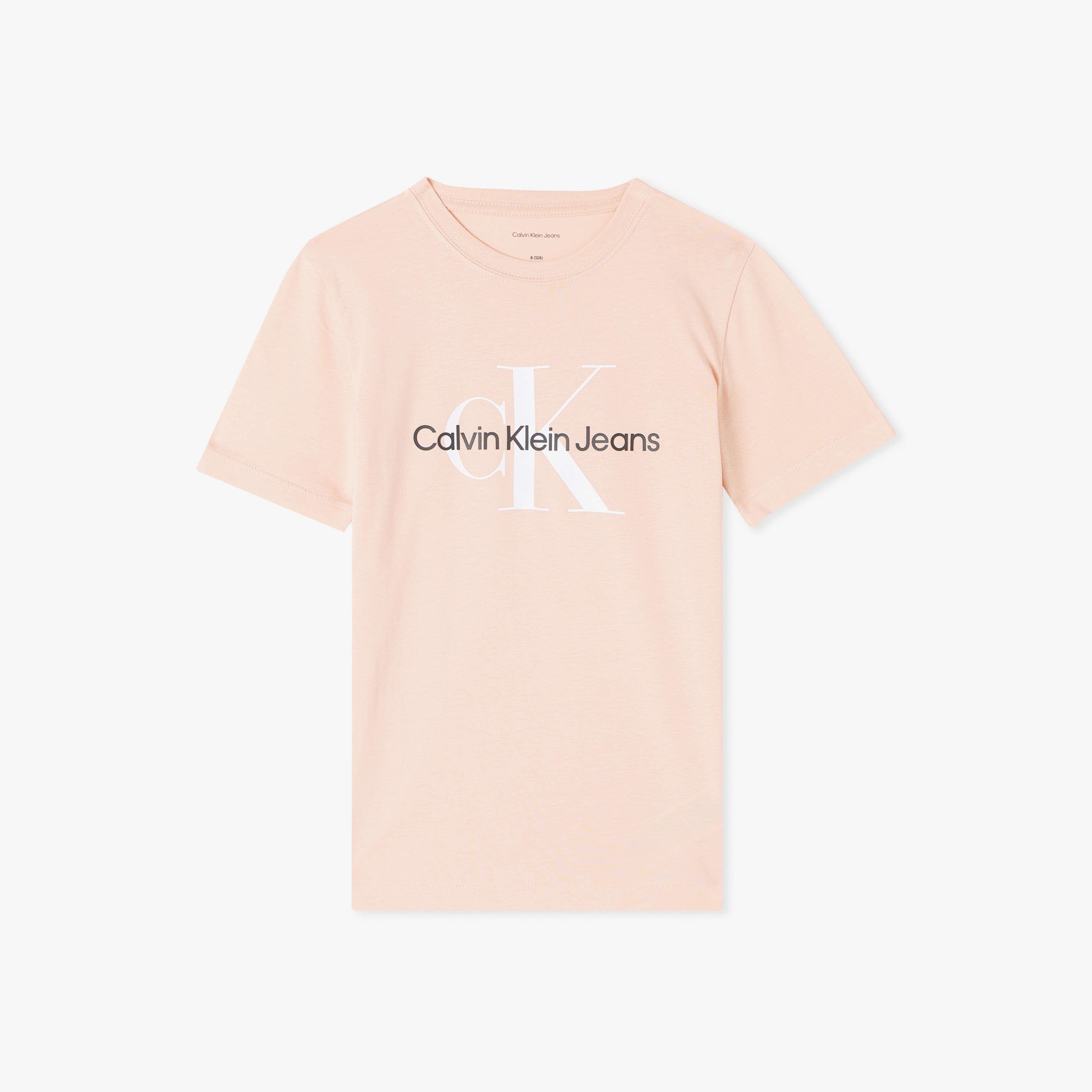 Calvin Klein Monogram Çocuk Pembe T-Shirt