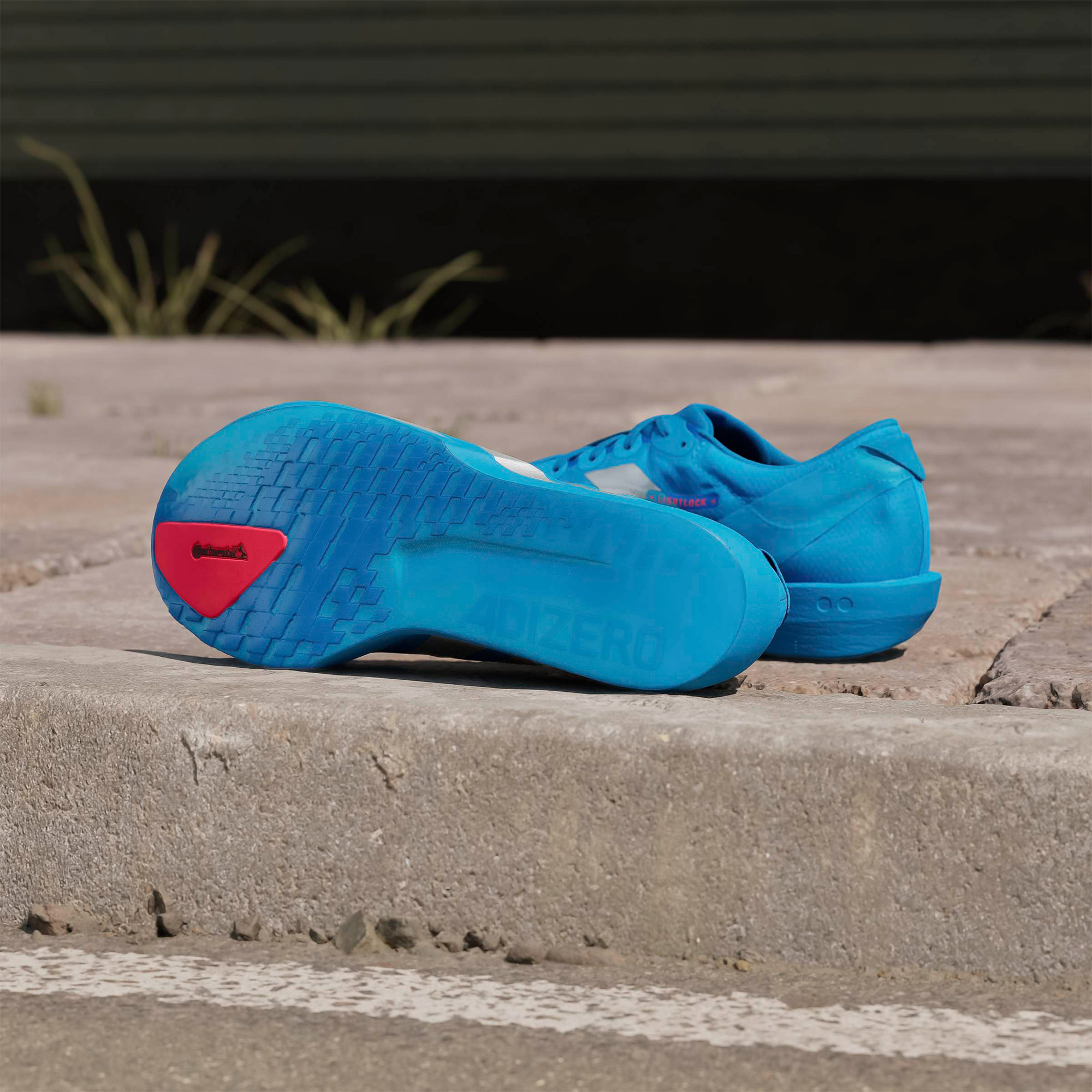 adidas Adizero Adios 9 Erkek Gri Koşu Ayakkabısı
