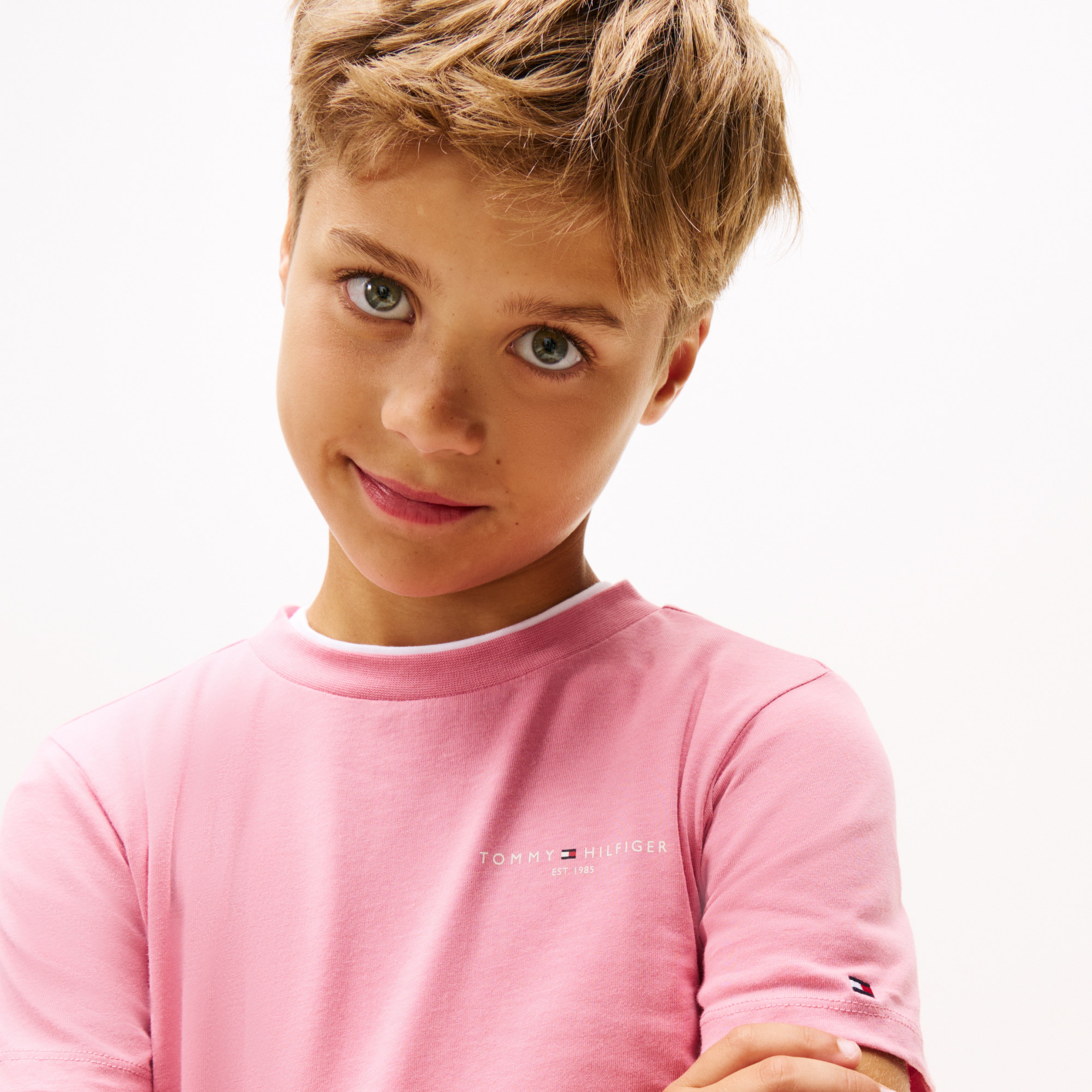 Tommy Hilfiger Mini Corp Çocuk Pembe T-Shirt