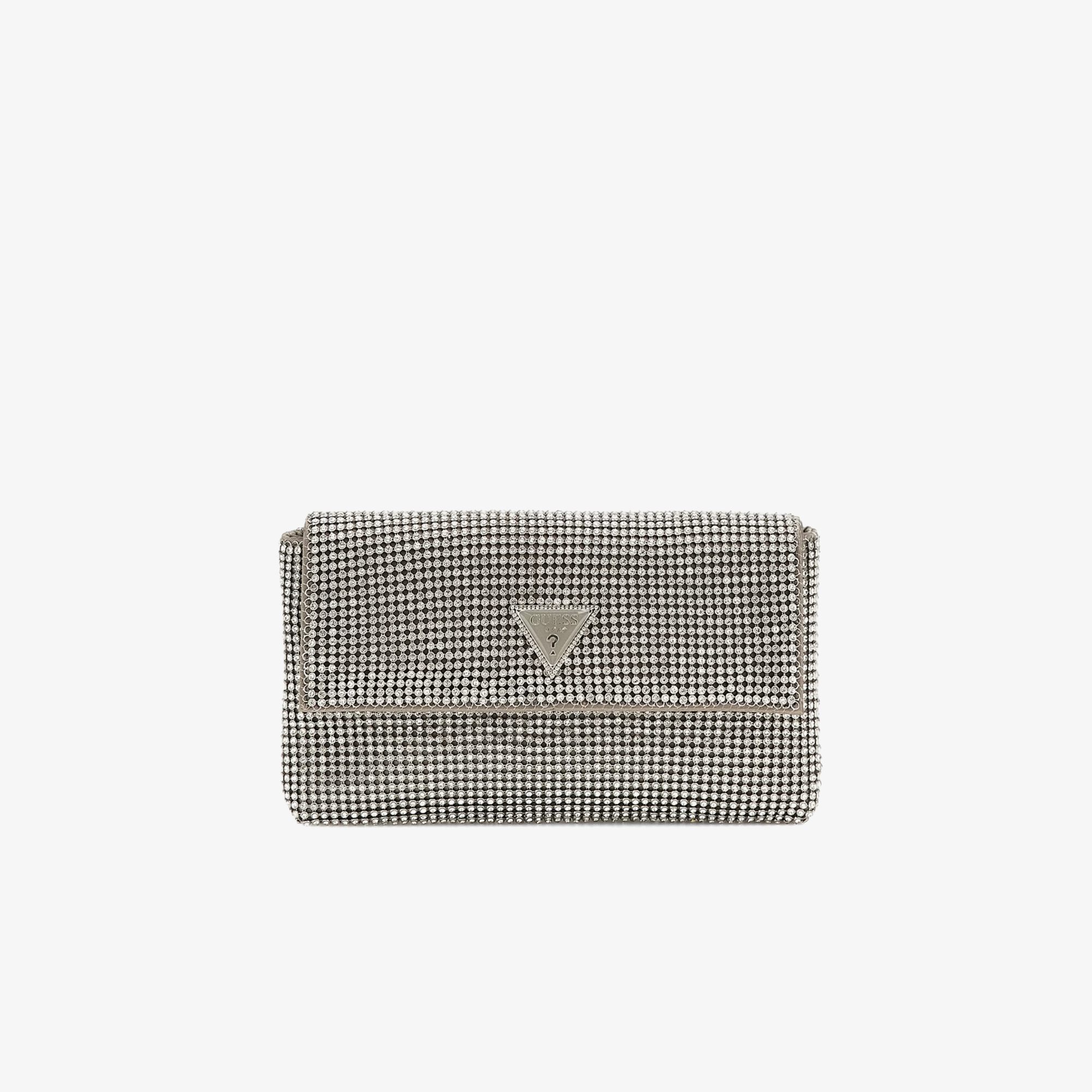 Guess Zalina Clutch Kadın Gri El Çantası