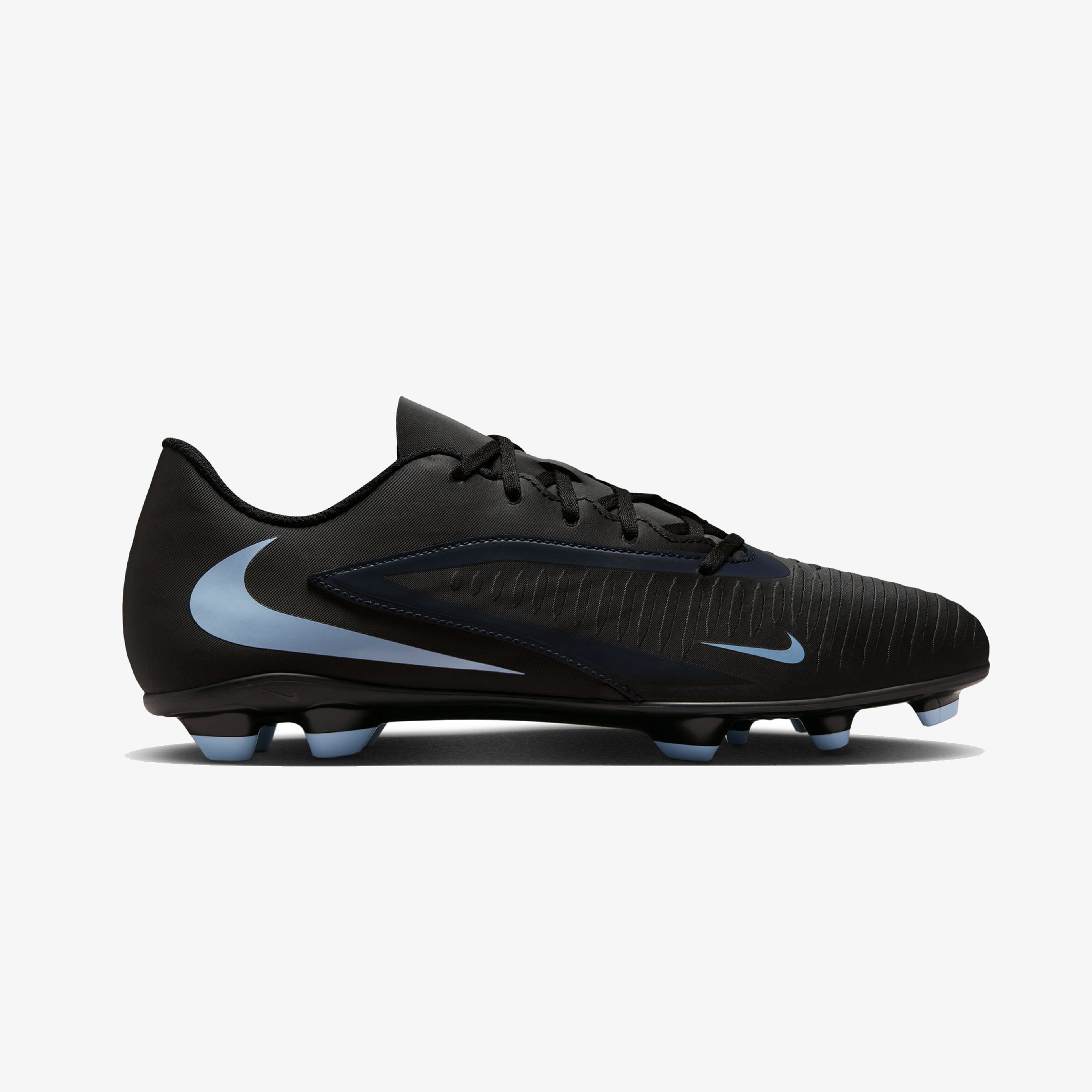 Nike Phantom 6 Low Club Erkek Siyah Çim Saha Kramponu