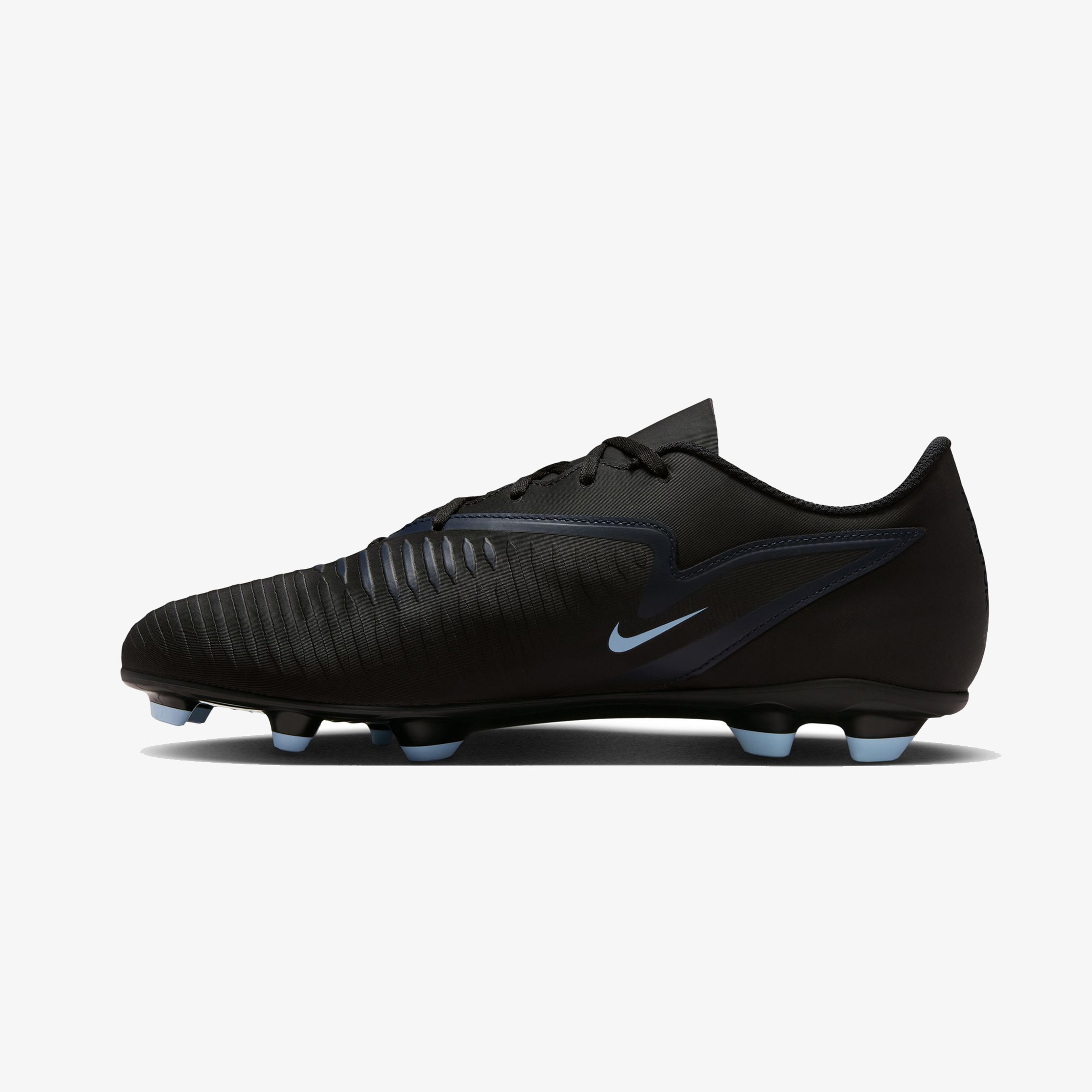 Nike Phantom 6 Low Club Erkek Siyah Çim Saha Kramponu