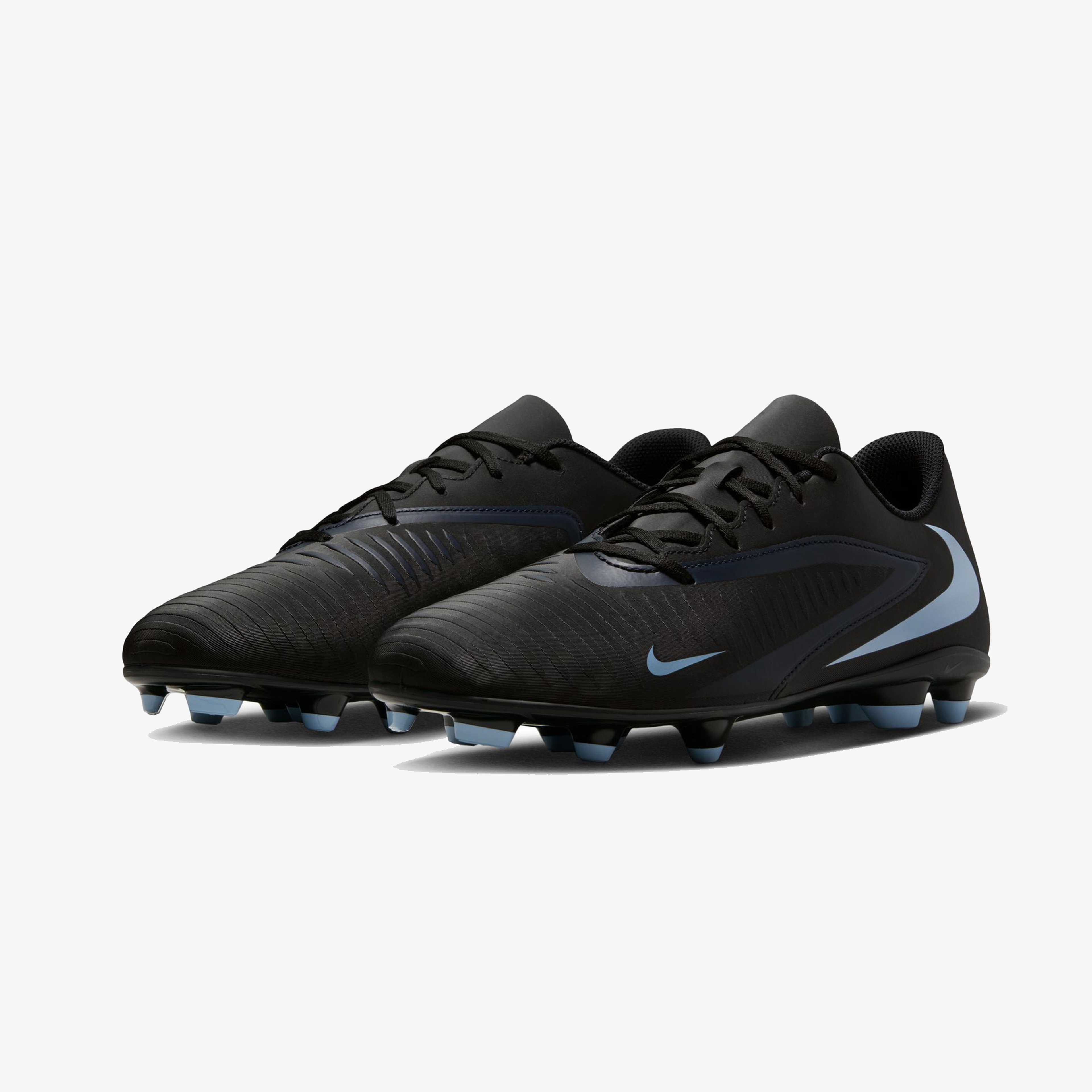 Nike Phantom 6 Low Club Erkek Siyah Çim Saha Kramponu