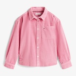 Tommy Hilfiger Corduroy Çocuk Pembe Gömlek