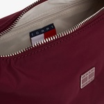 Tommy Jeans Urban Nylon Kadın Bordo Omuz Çantası