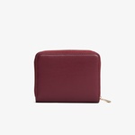 Tommy Hilfiger Icon Med Flap Kadın Bordo Cüzdan