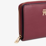 Tommy Hilfiger Icon Med Flap Kadın Bordo Cüzdan