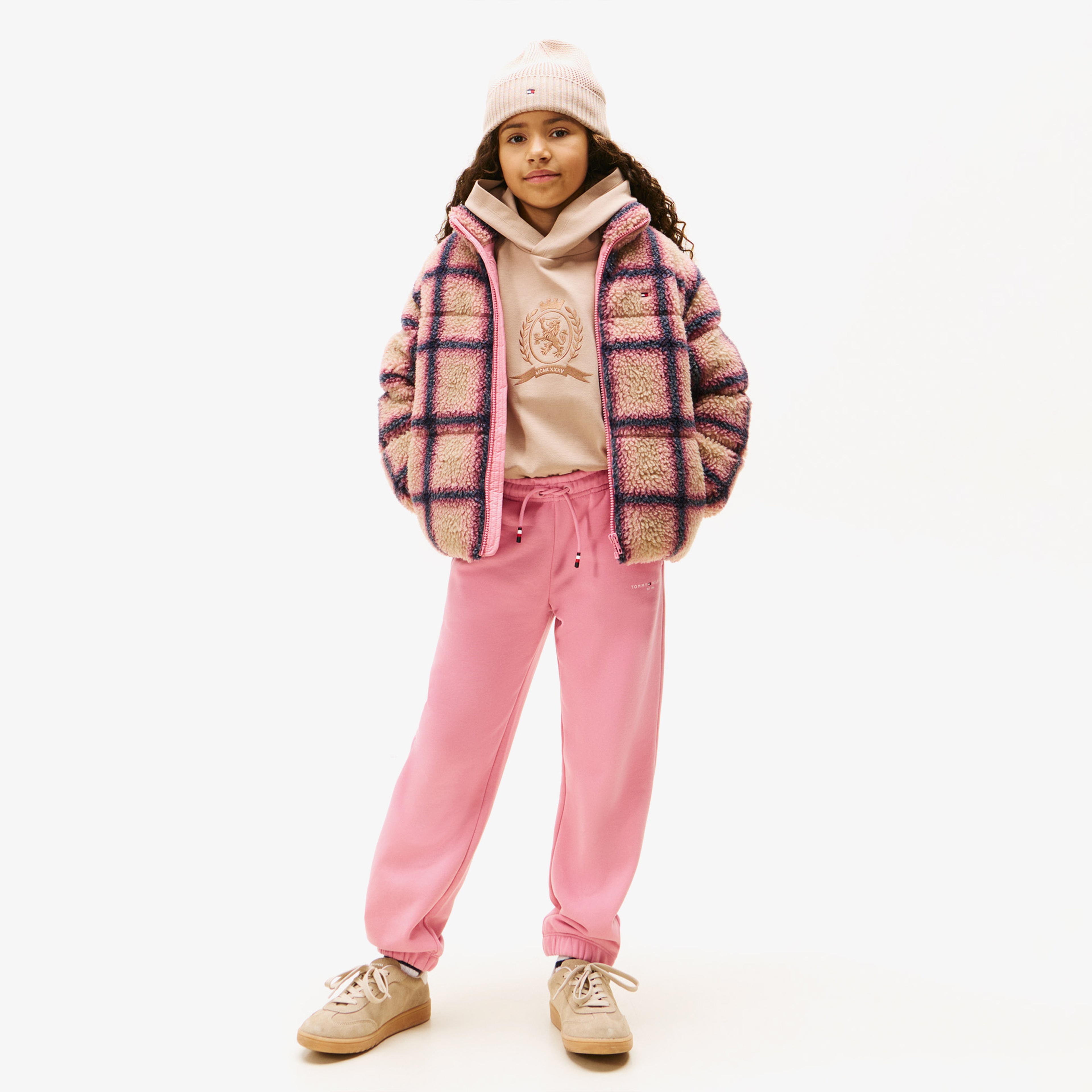 Tommy Hilfiger Mini Corp Çocuk Pembe Eşofman Altı