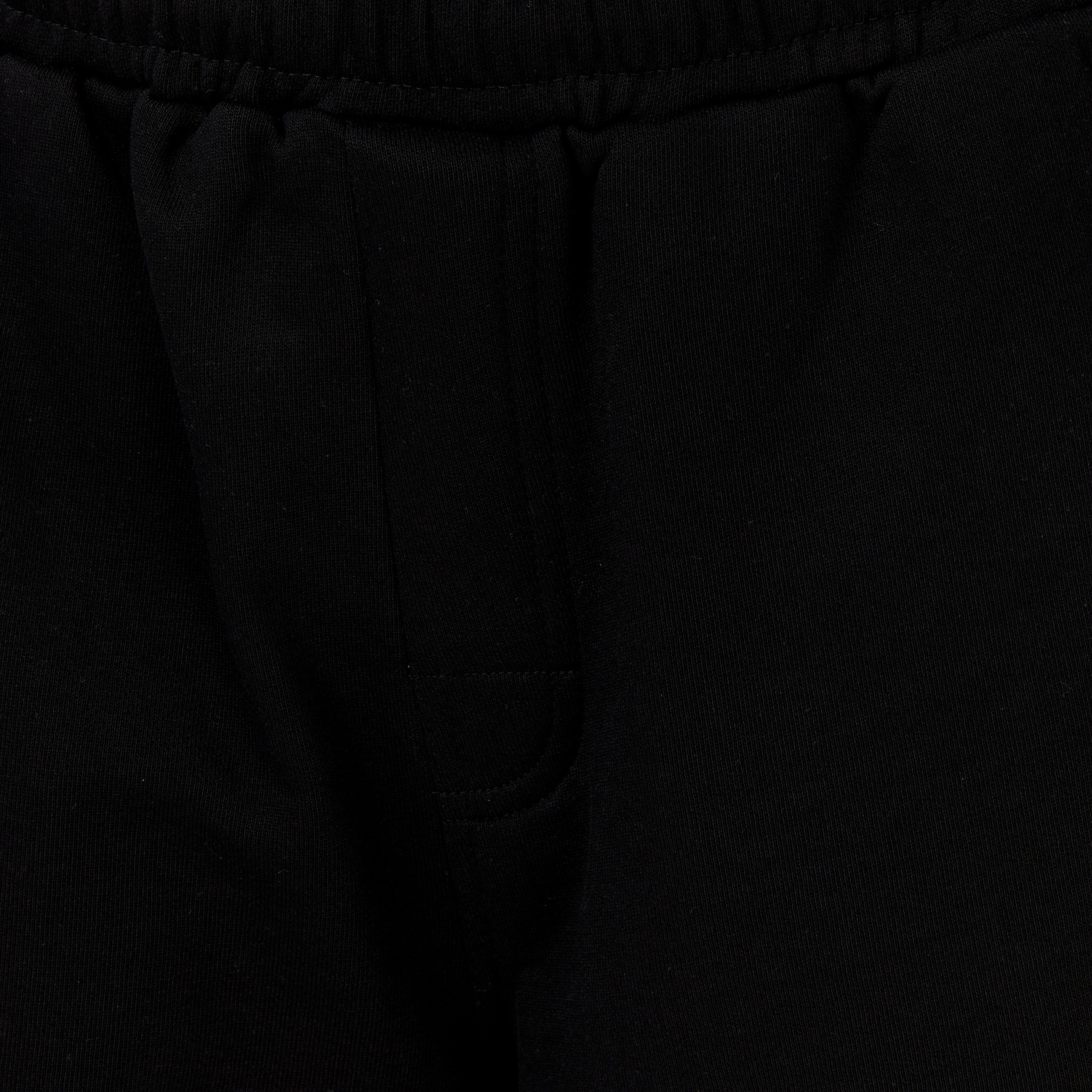 Calvin Klein A French Terry Badge Logo Kadın Siyah Şort