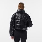 Calvin Klein Shine Crop Puffer Kadın Siyah Mont