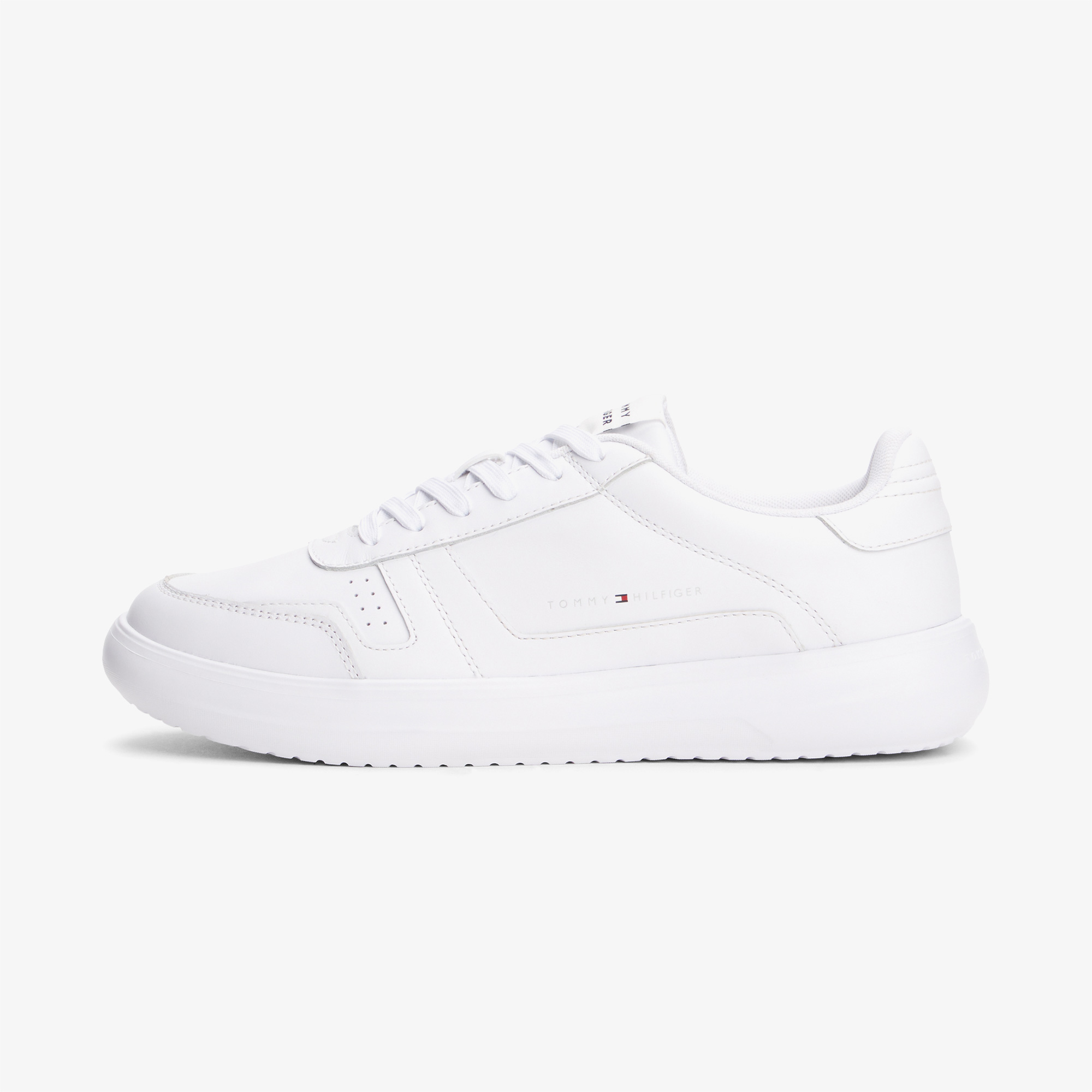 Tommy Hilfiger Modern Lightcup Leather Erkek Beyaz Sneaker