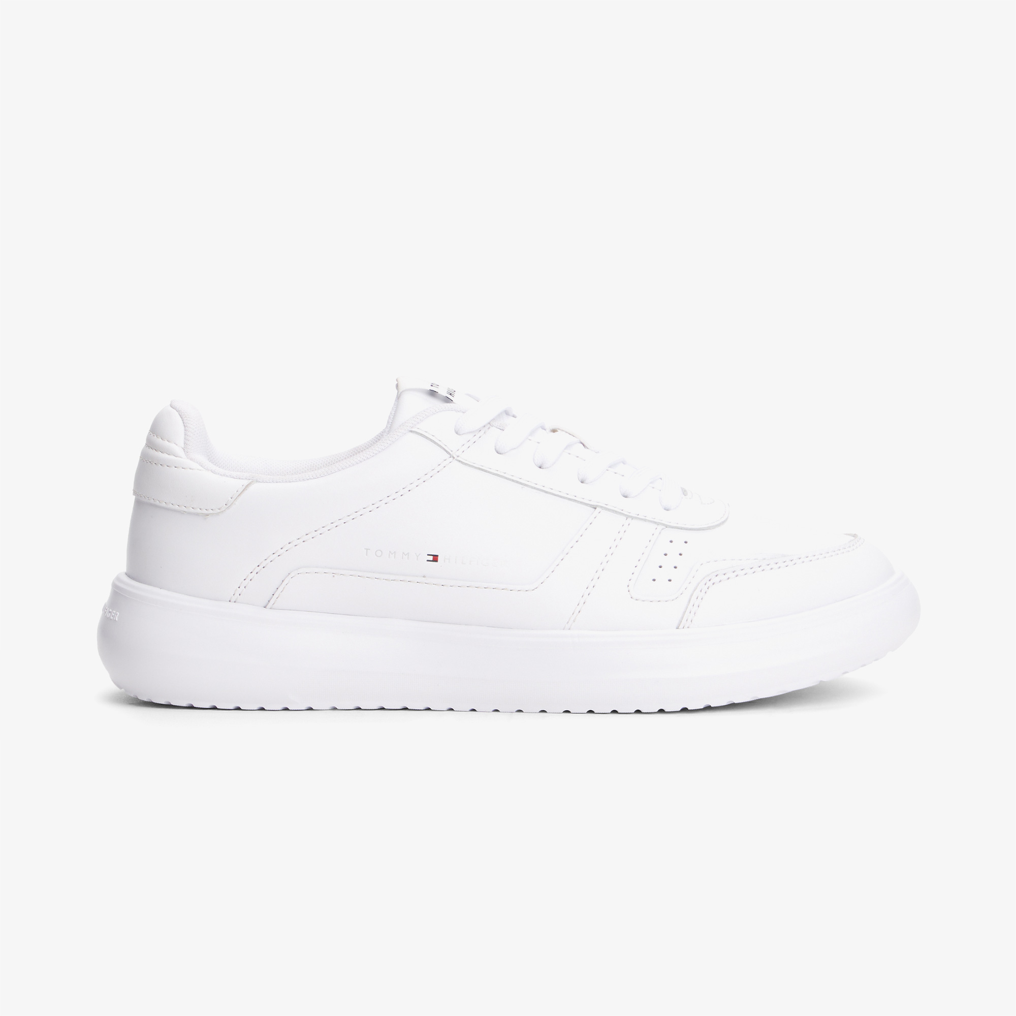Tommy Hilfiger Modern Lightcup Leather Erkek Beyaz Sneaker