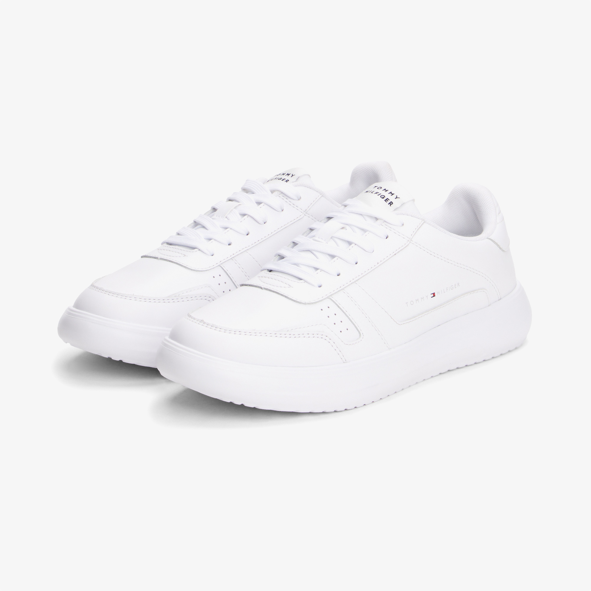 Tommy Hilfiger Modern Lightcup Leather Erkek Beyaz Sneaker
