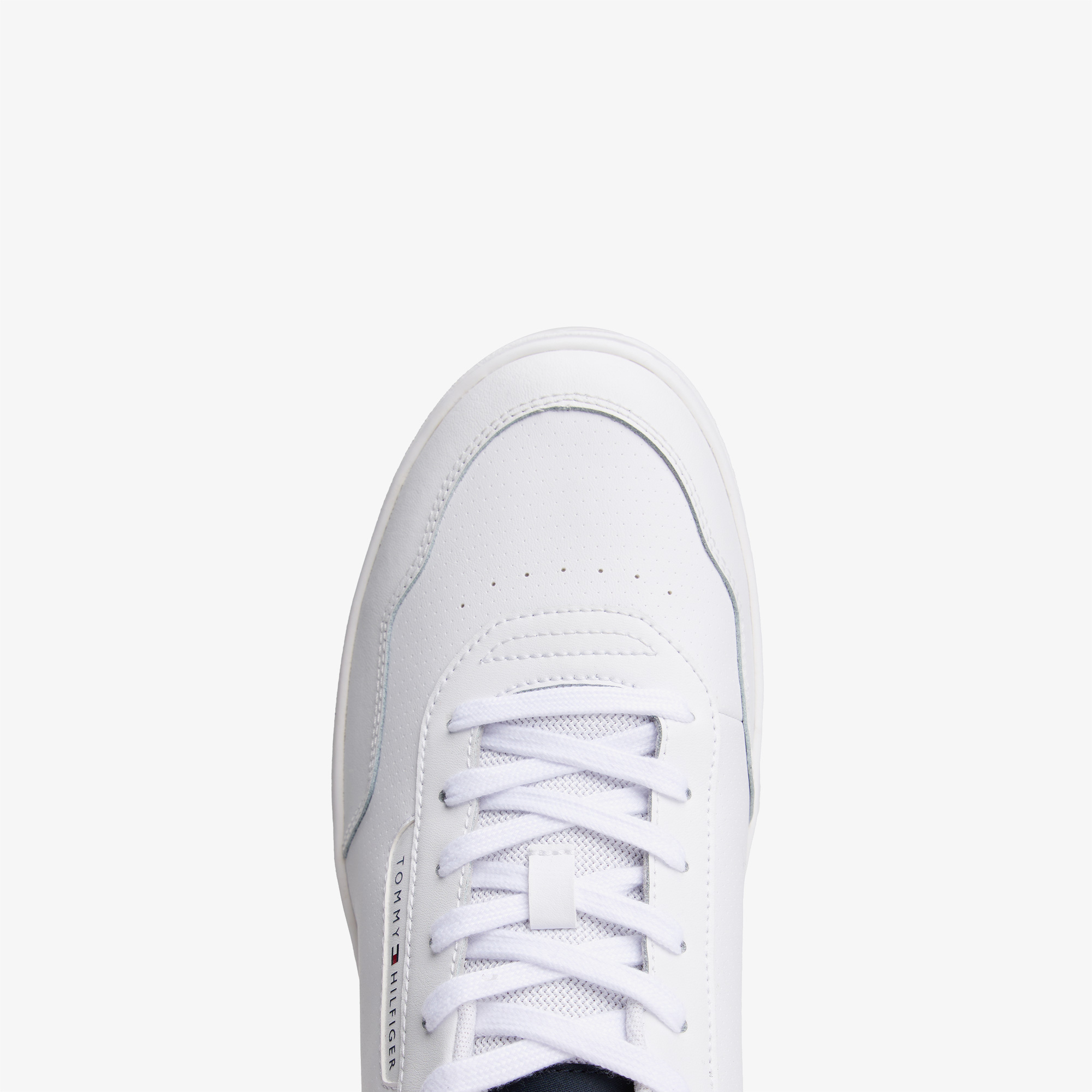 Tommy Hilfiger Basket Core Stripes Erkek Beyaz Sneaker