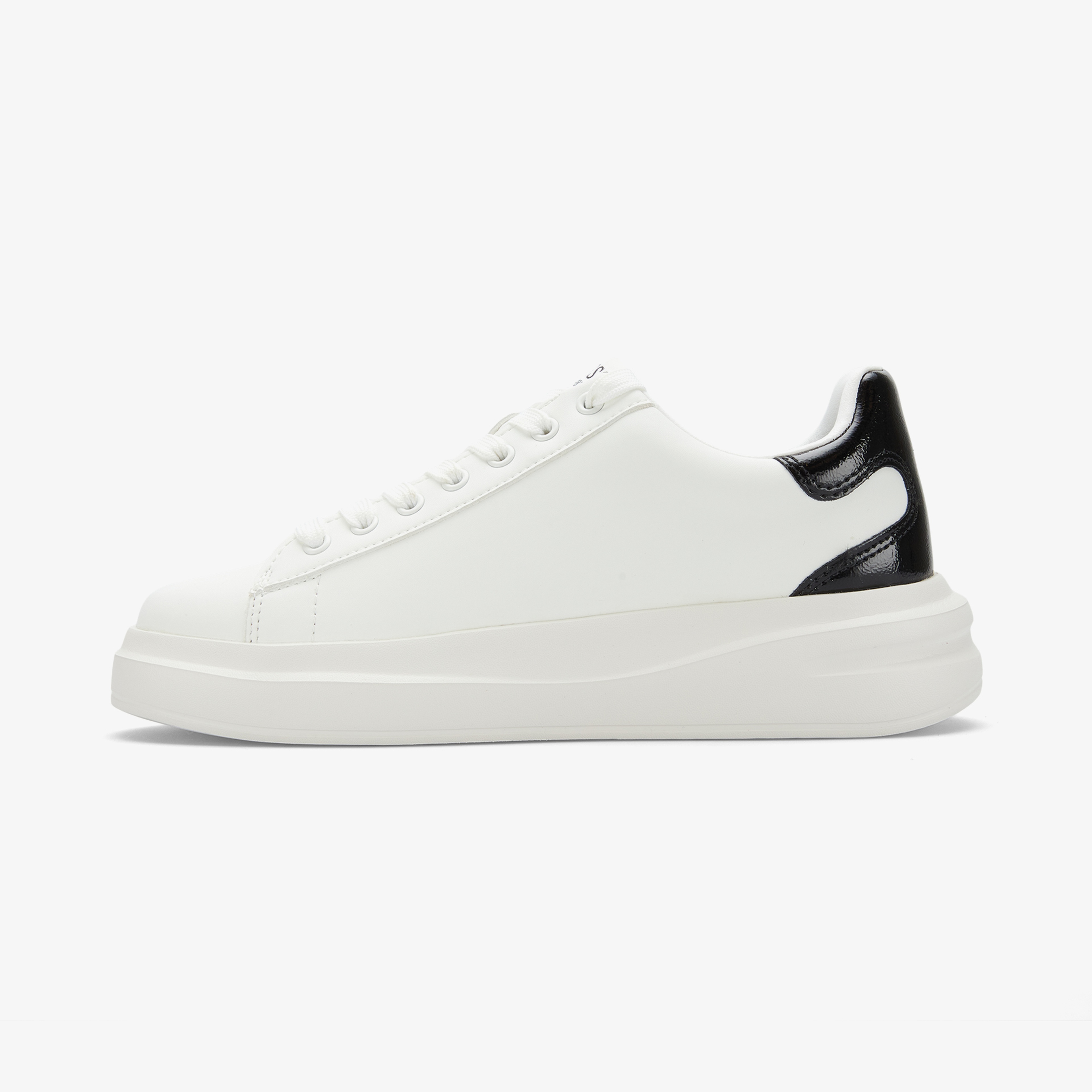 Guess Elbina Deri Kadın Beyaz Sneaker
