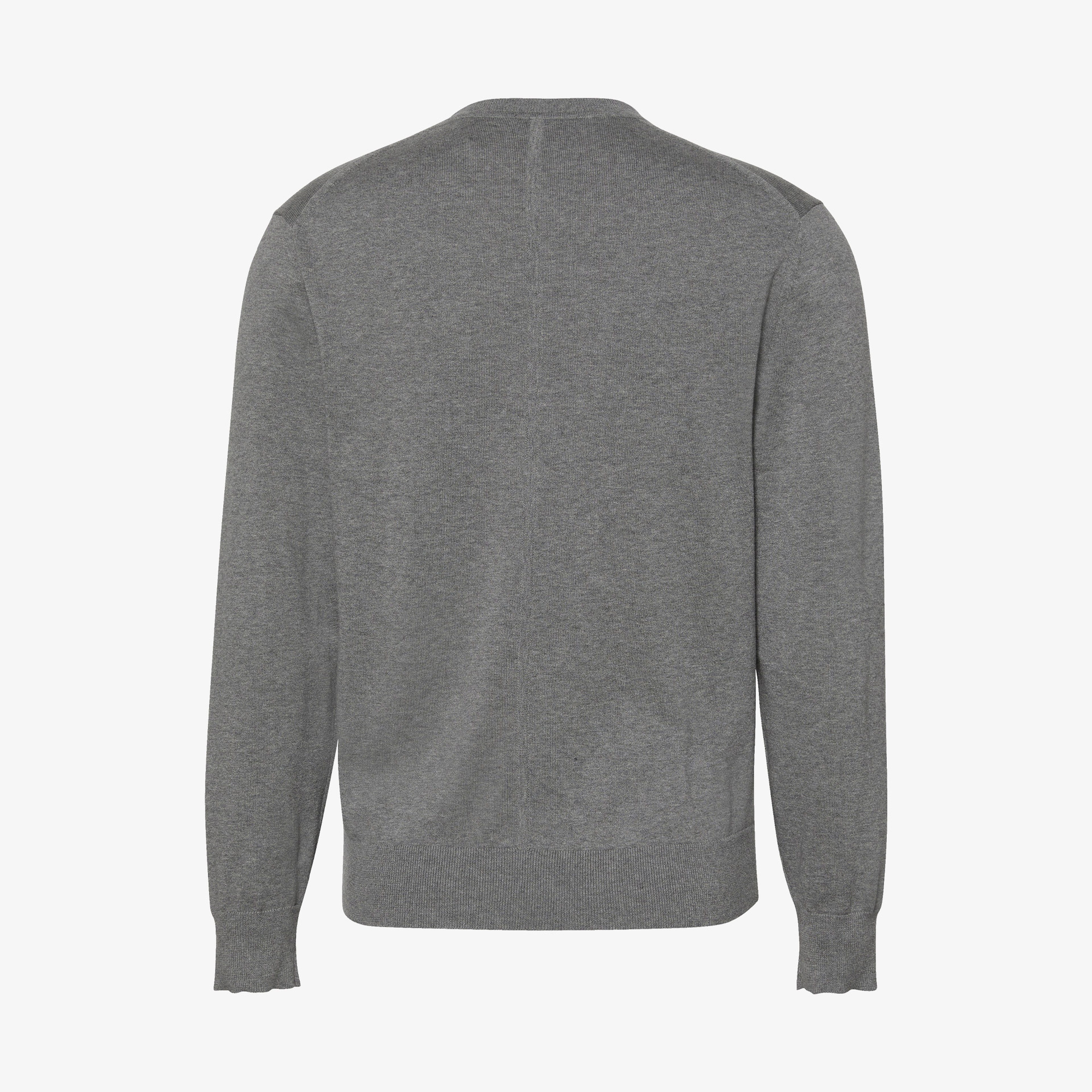 Calvin Klein Supima Cotton Crew Erkek Gri Triko