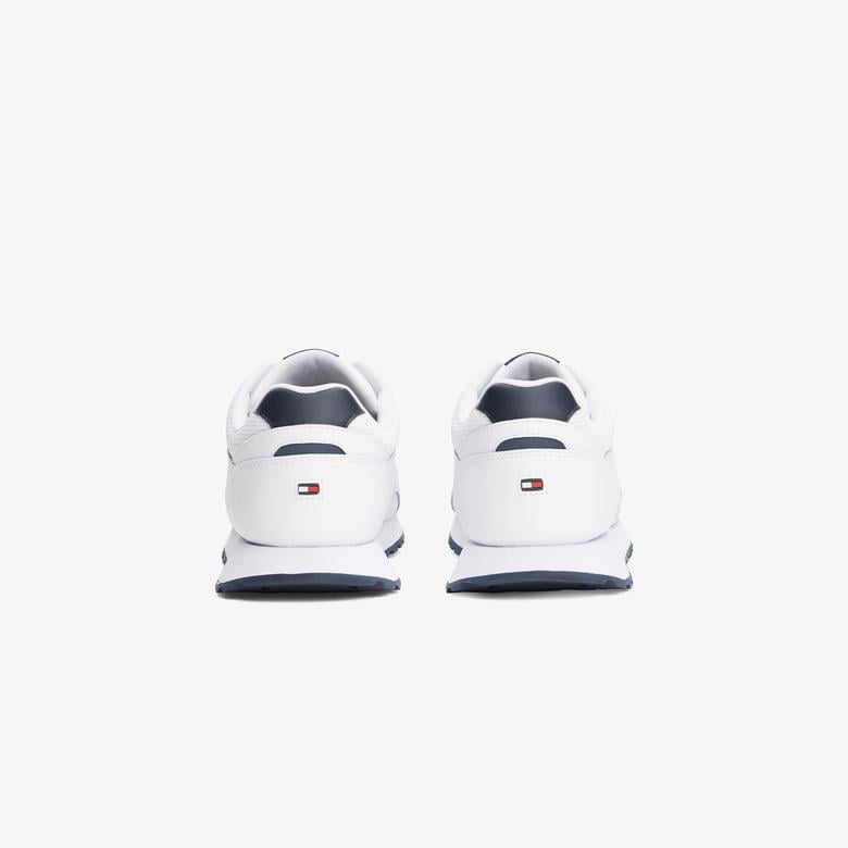 Tommy Hilfiger New Runner Eva Leather Essential Erkek Beyaz Sneaker