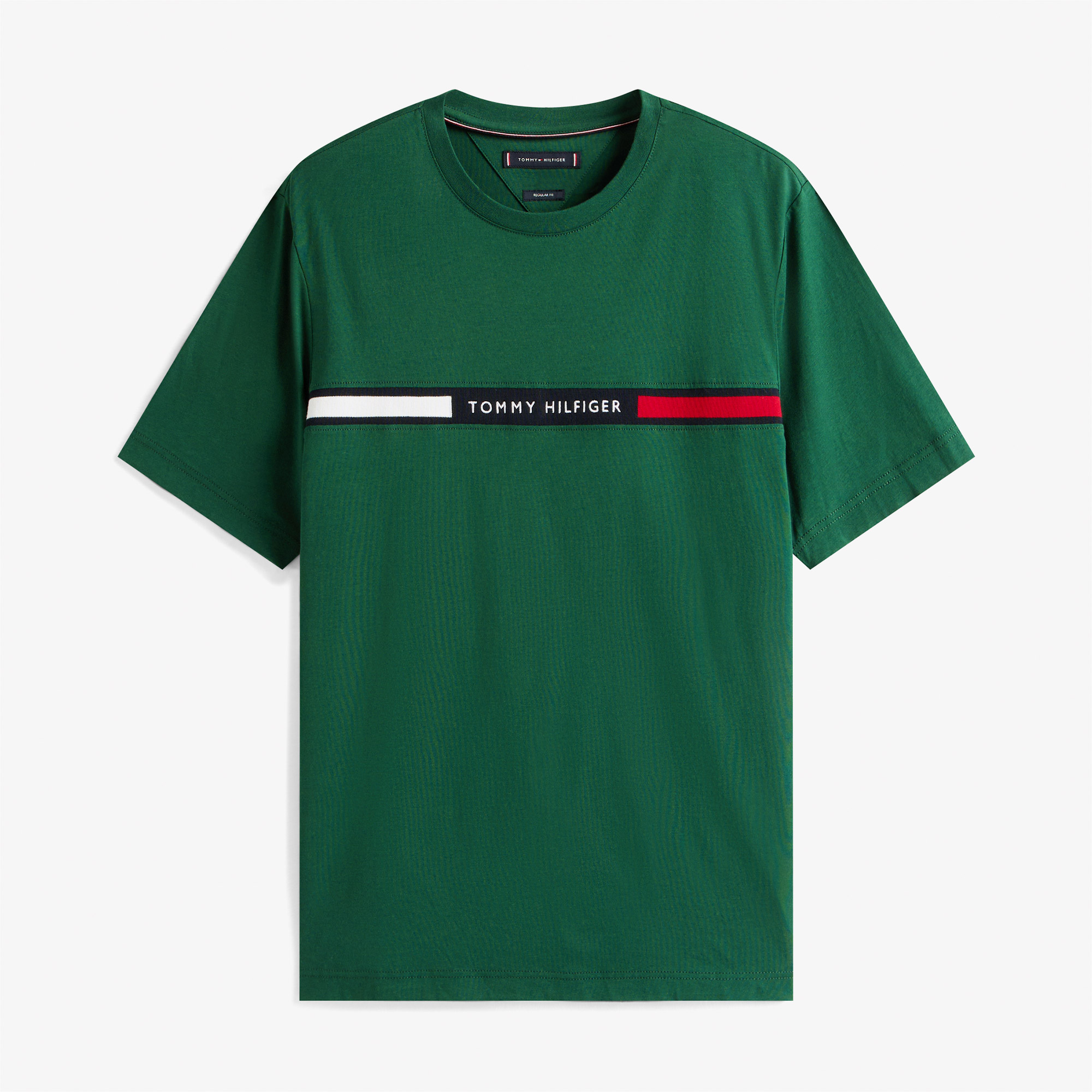Tommy Hilfiger Chest Insert Erkek Yeşil T-Shirt