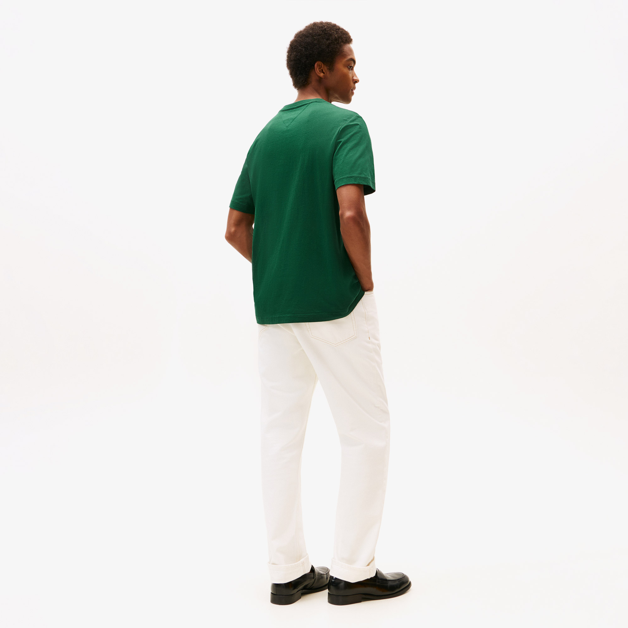 Tommy Hilfiger Chest Insert Erkek Yeşil T-Shirt