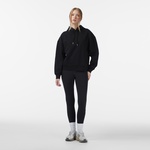 Calvin Klein Logo French Terry Kadın Siyah Sweatshirt