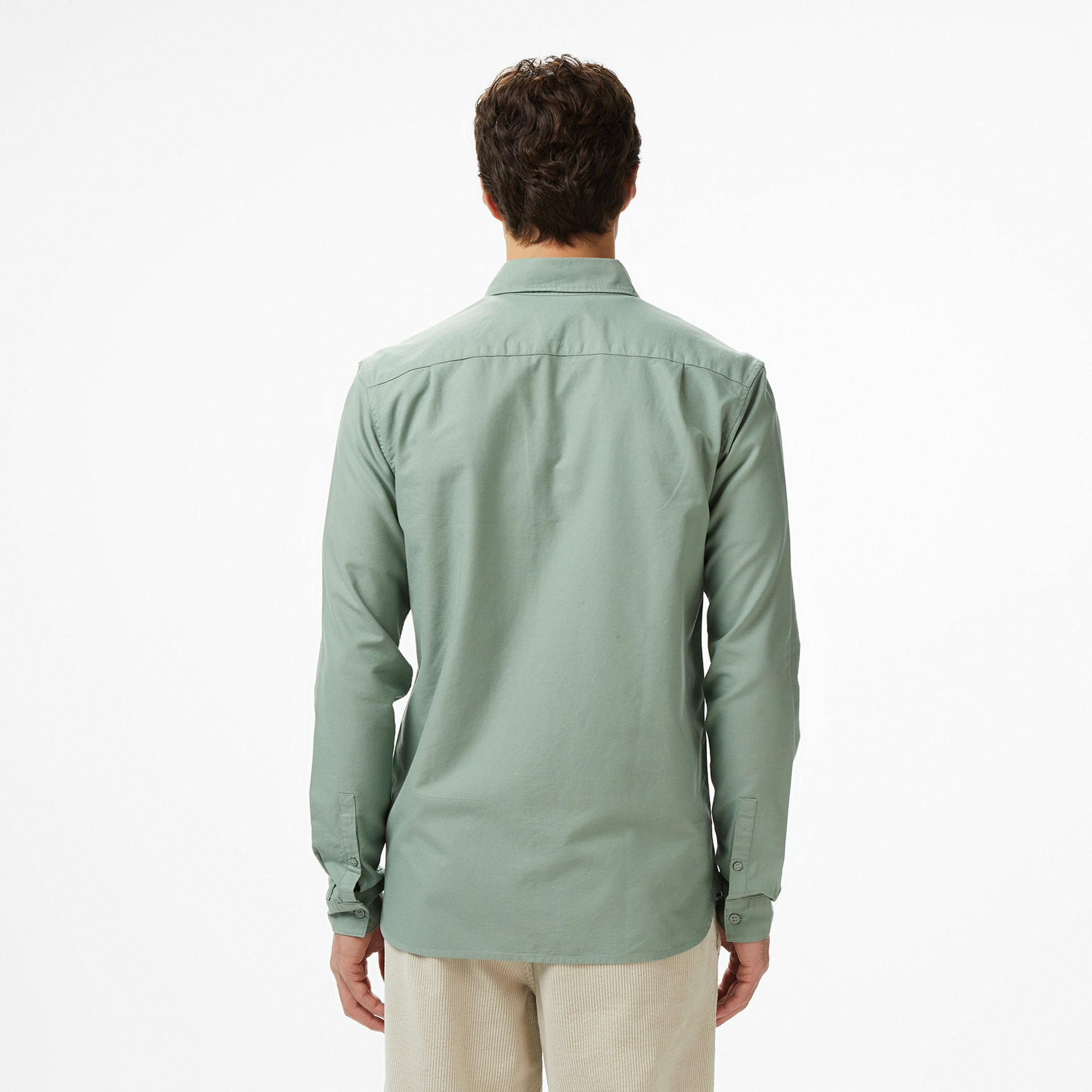 Fred Perry Oxford Erkek Yeşil Gömlek