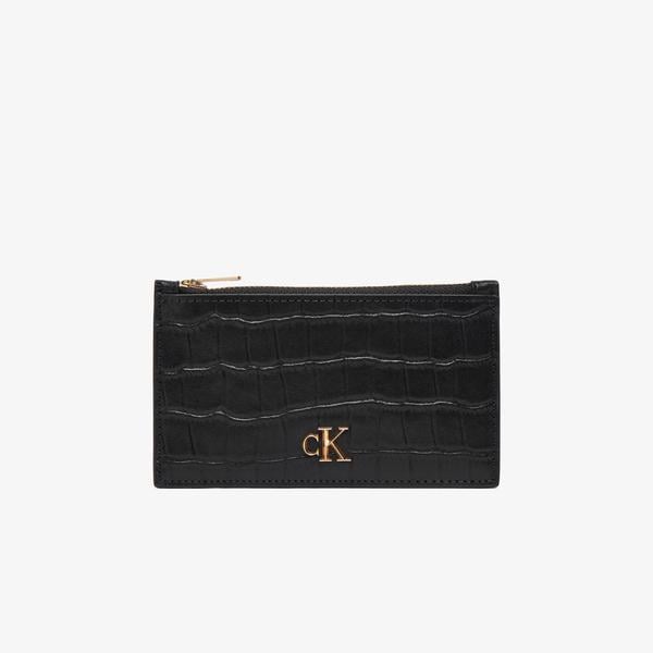 Calvin Klein Croc 6 Kadın Siyah Kartlık