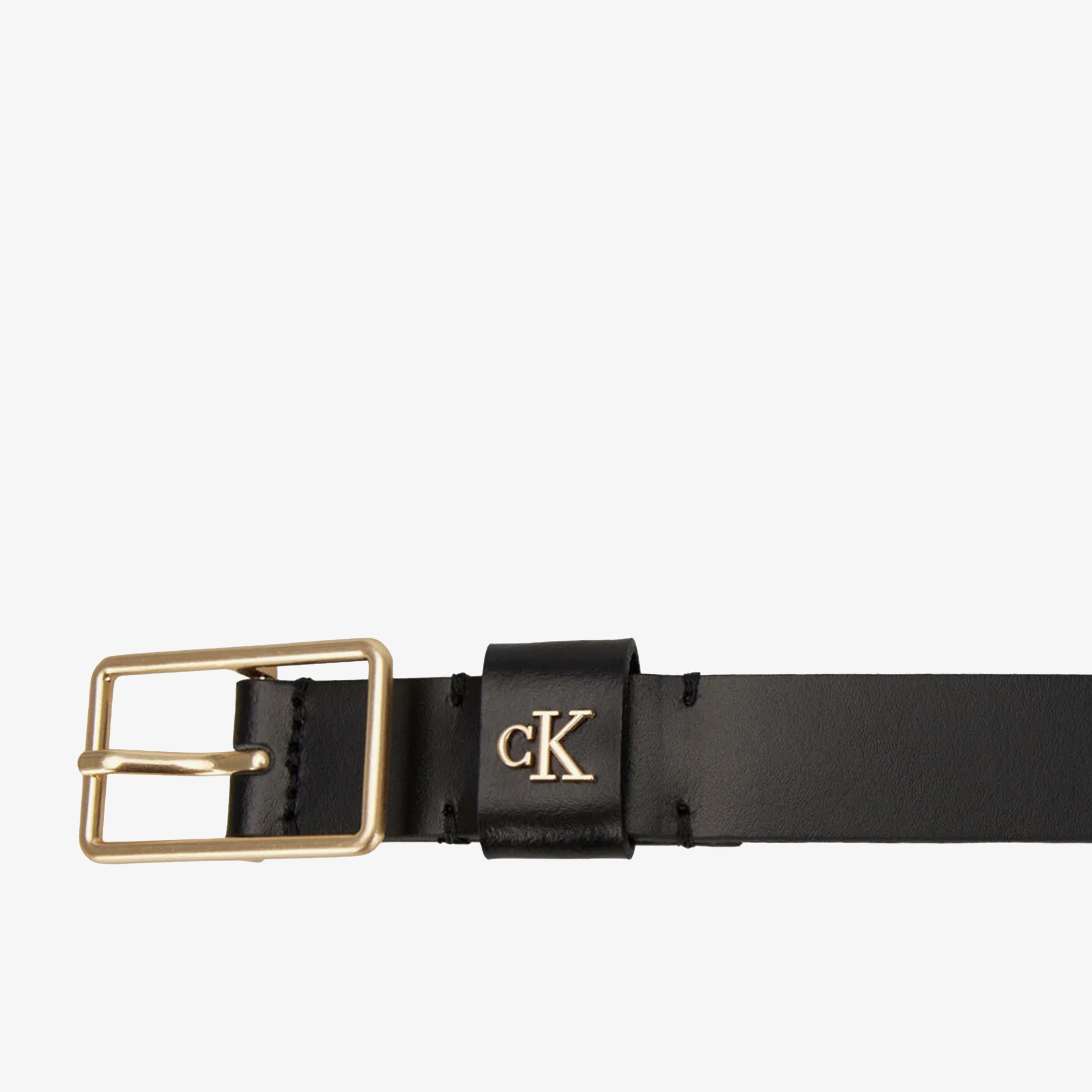 Calvin Klein Square Buckle Loop Kadın Siyah Kemer