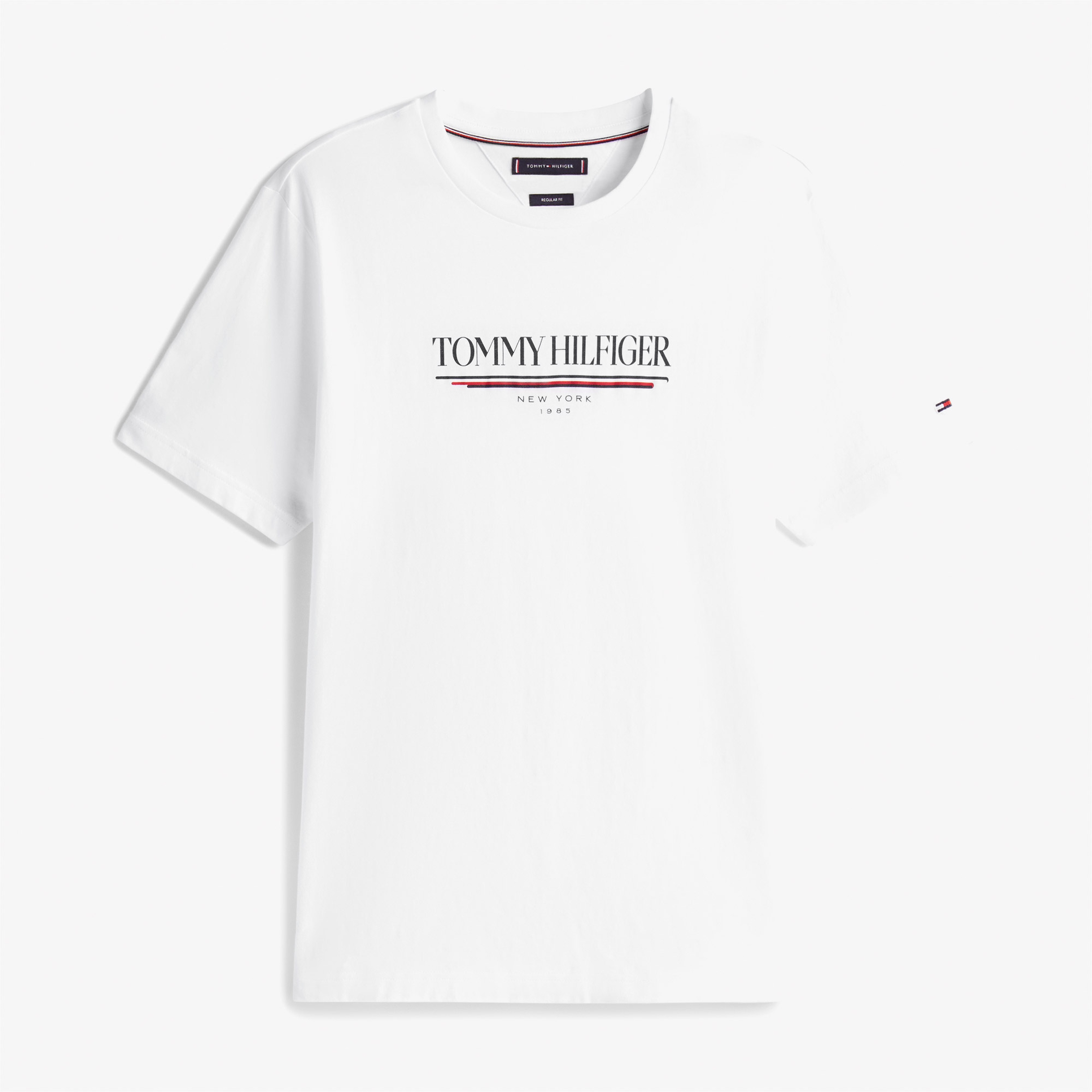 Tommy Hilfiger Brand Love Erkek Beyaz T-Shirt