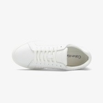 Calvin Klein Basket Lace Up Lth Aop Kadın Beyaz Spor Ayakkabı