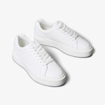 Calvin Klein Basket Lace Up Lth Aop Kadın Beyaz Spor Ayakkabı