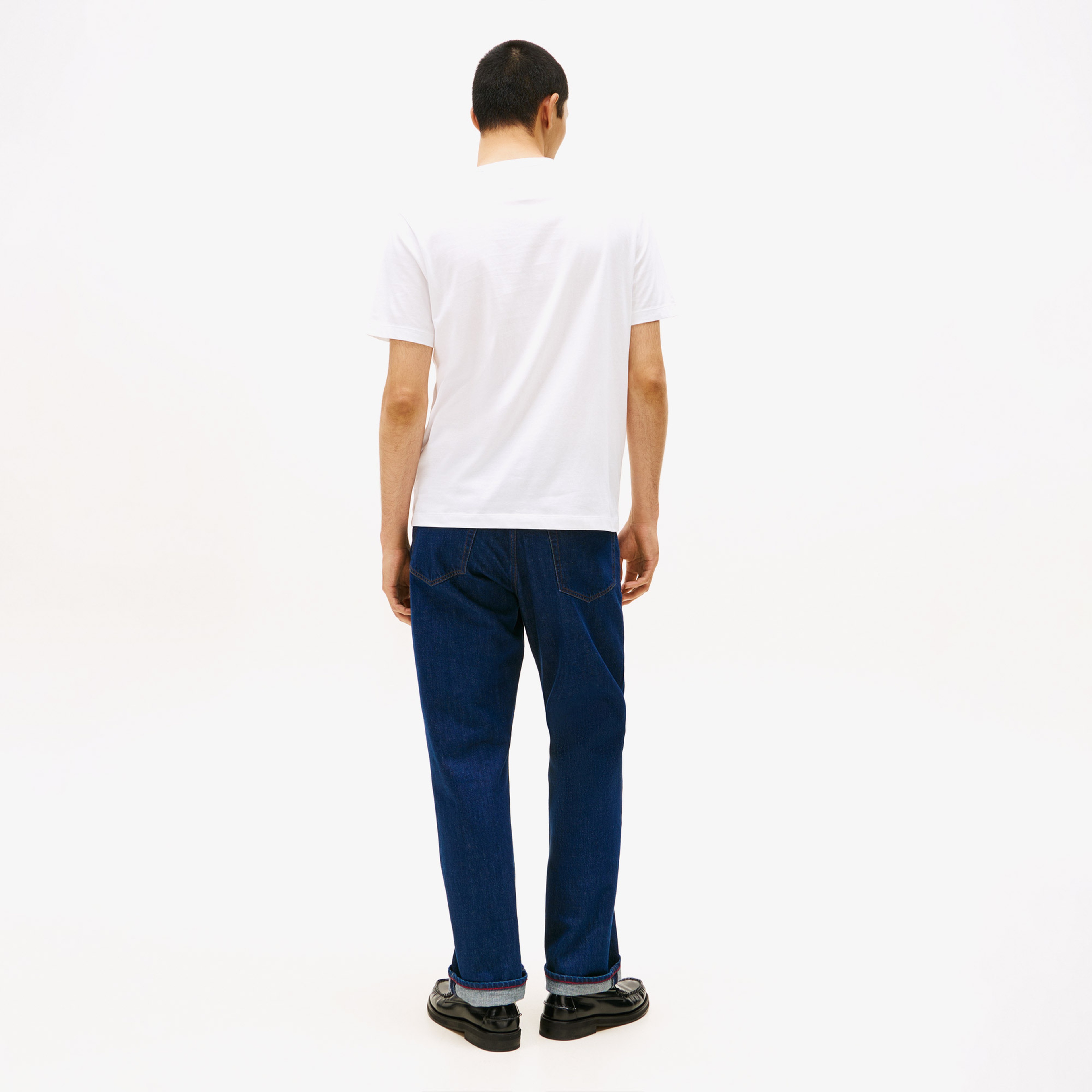 Tommy Hilfiger Stack Graphic Erkek Beyaz T-Shirt